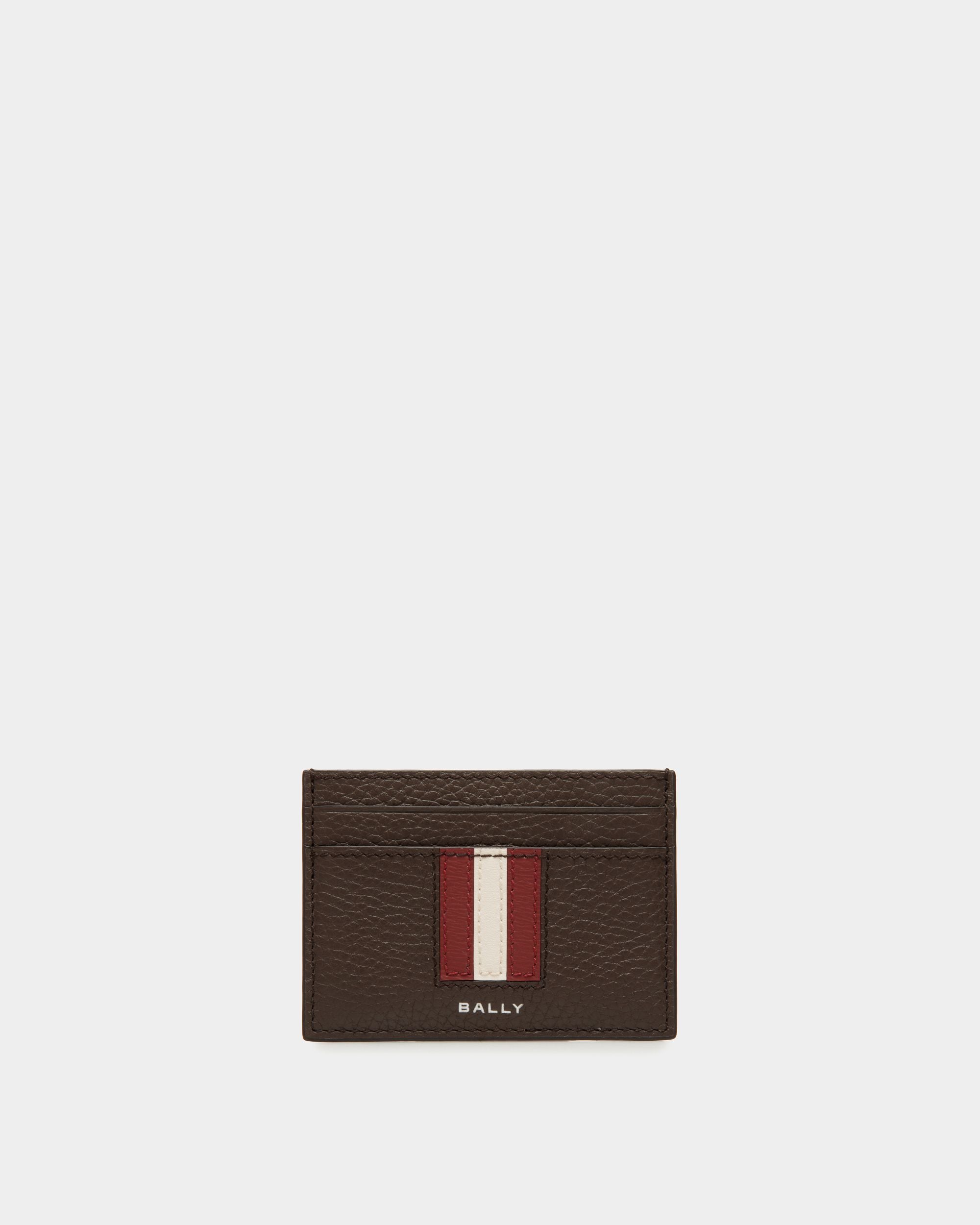 Kartenetui Ribbon Aus Leder In Ebenholzschwarz - Herren - Bally - 01