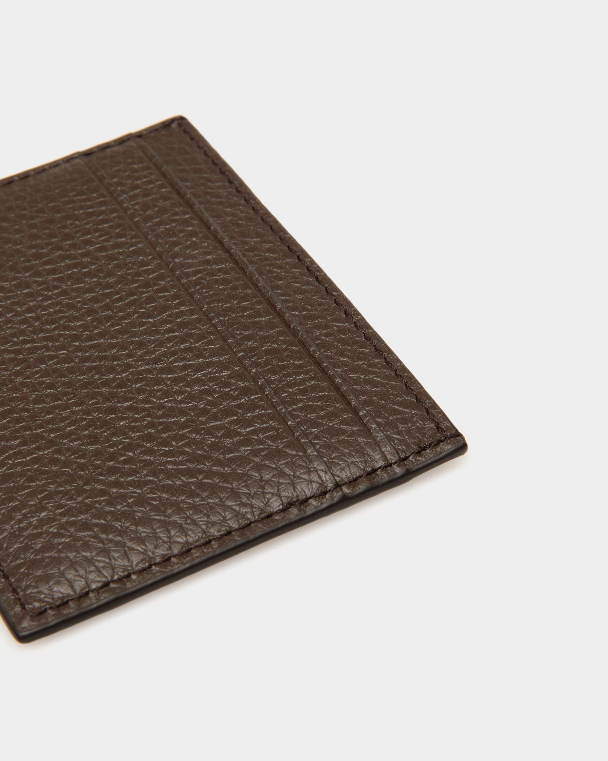 Kartenetui Ribbon Aus Leder In Ebenholzschwarz - Herren - Bally - 05