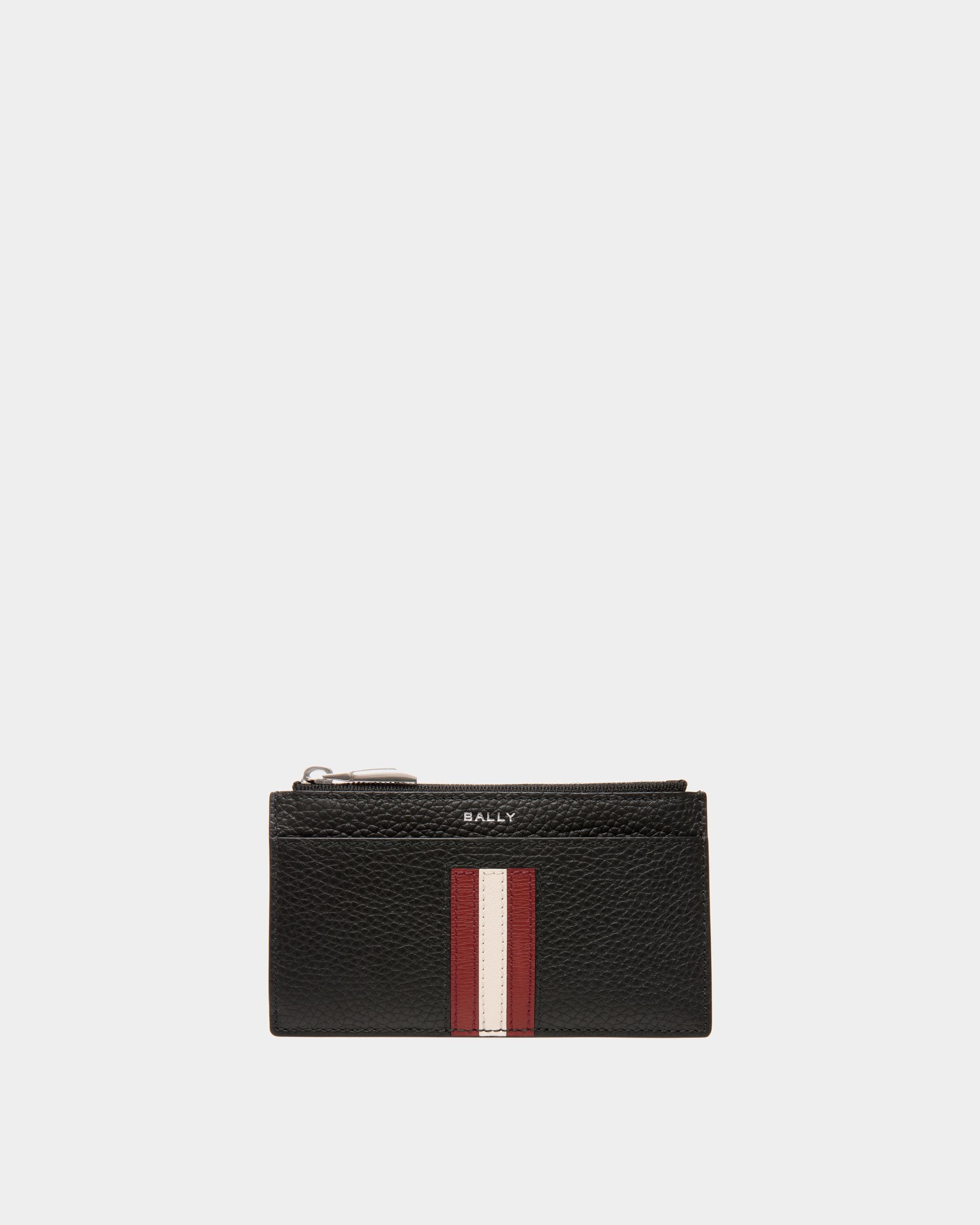 Ribbon Kartenetui Mit Münzfach Aus Leder In Schwarz - Herren - Bally - 01