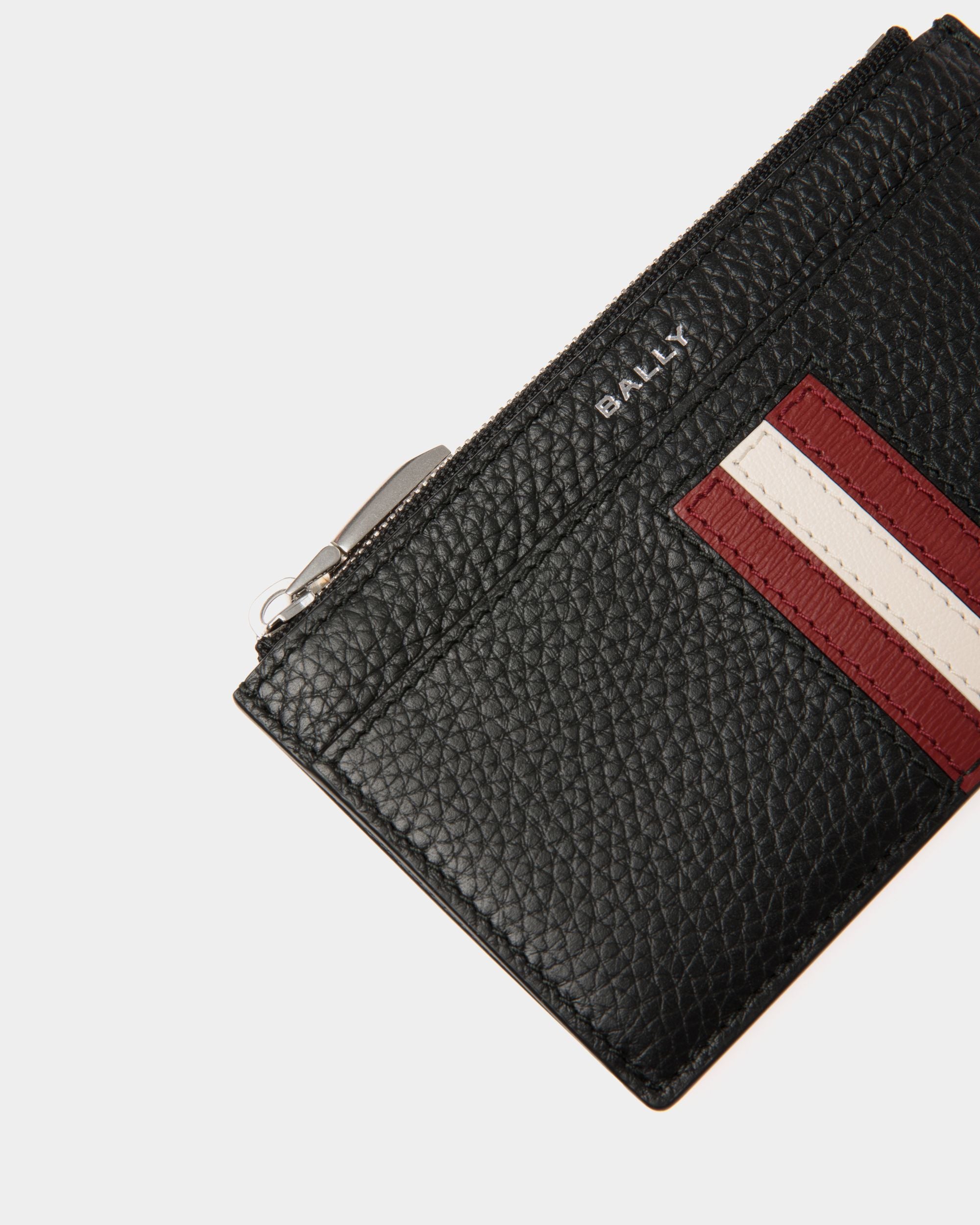 Ribbon Kartenetui Mit Münzfach Aus Leder In Schwarz - Herren - Bally - 04