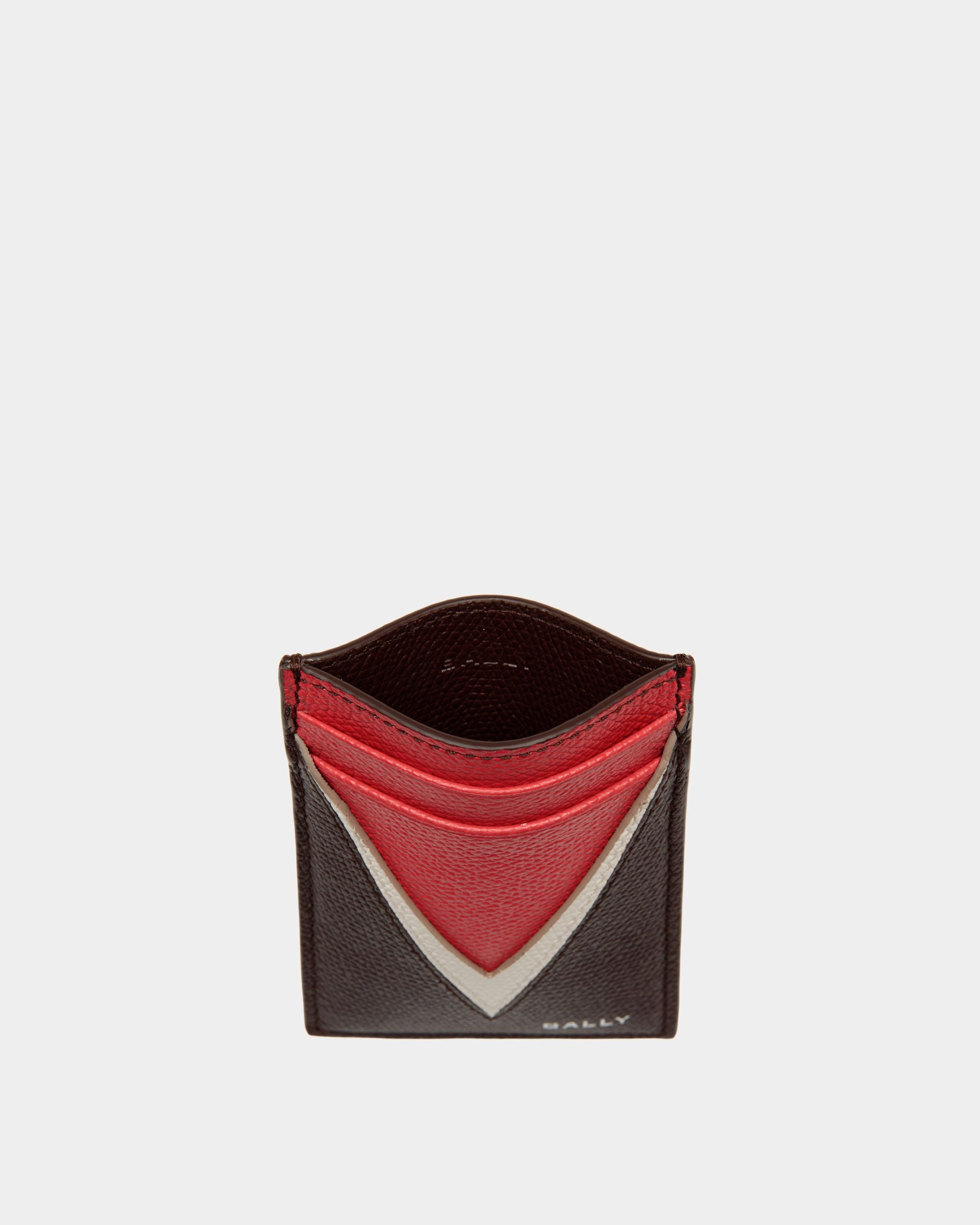 Flag Kartenetui Aus Leder In Braun - Herren - Bally - 03