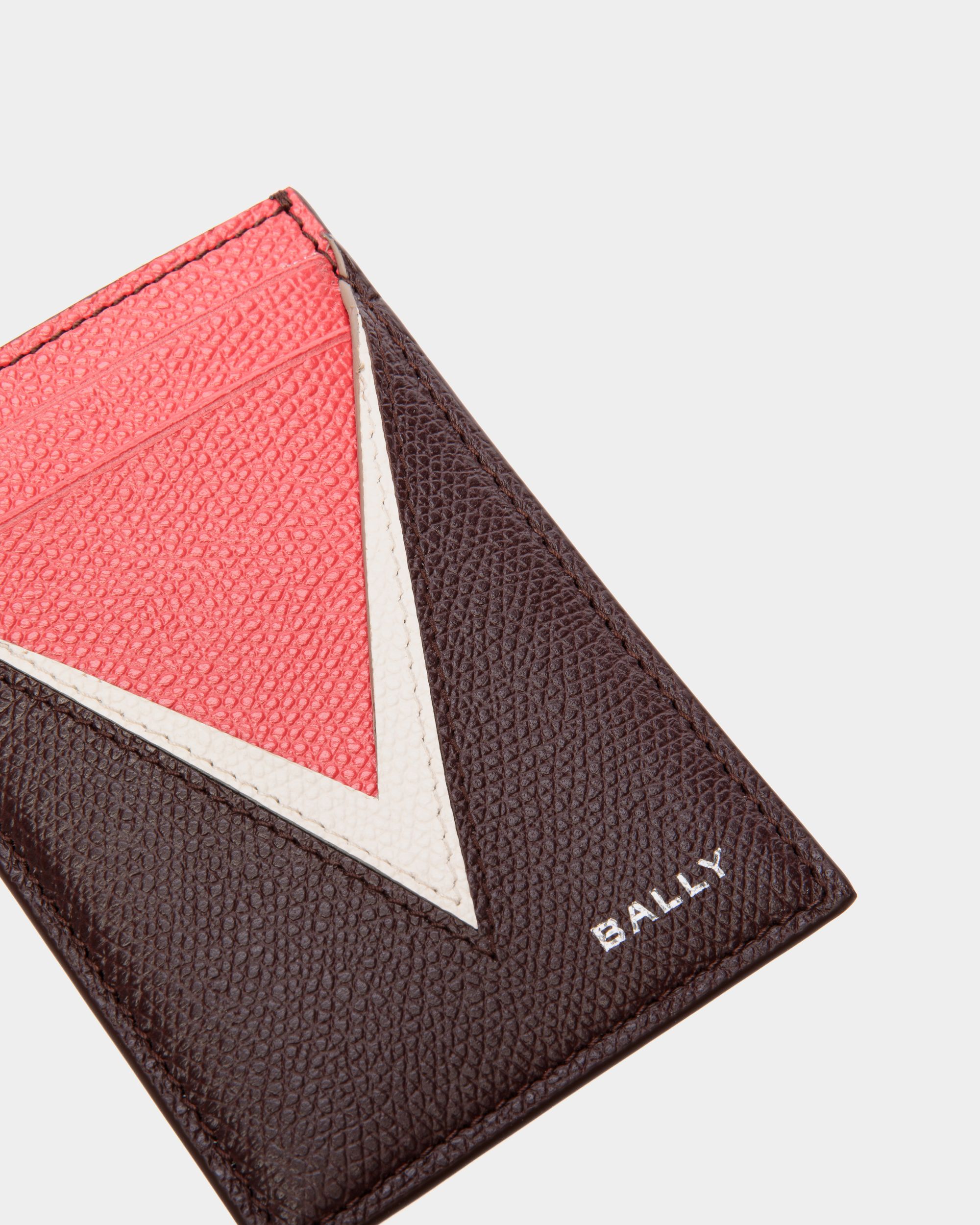 Flag Kartenetui Aus Leder In Braun - Herren - Bally - 04