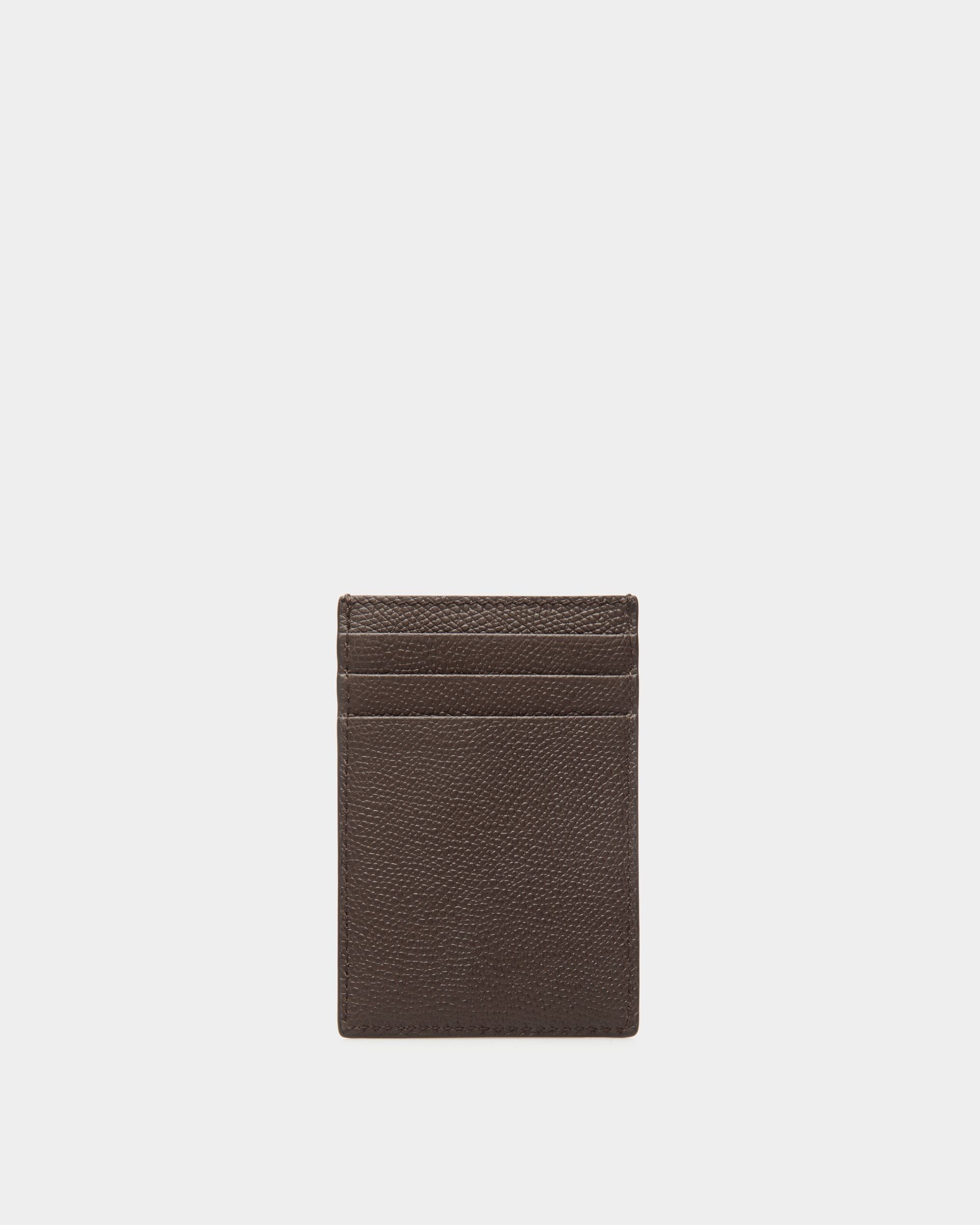 Flag Kartenetui Aus Leder In Ebenholzschwarz - Herren - Bally - 02