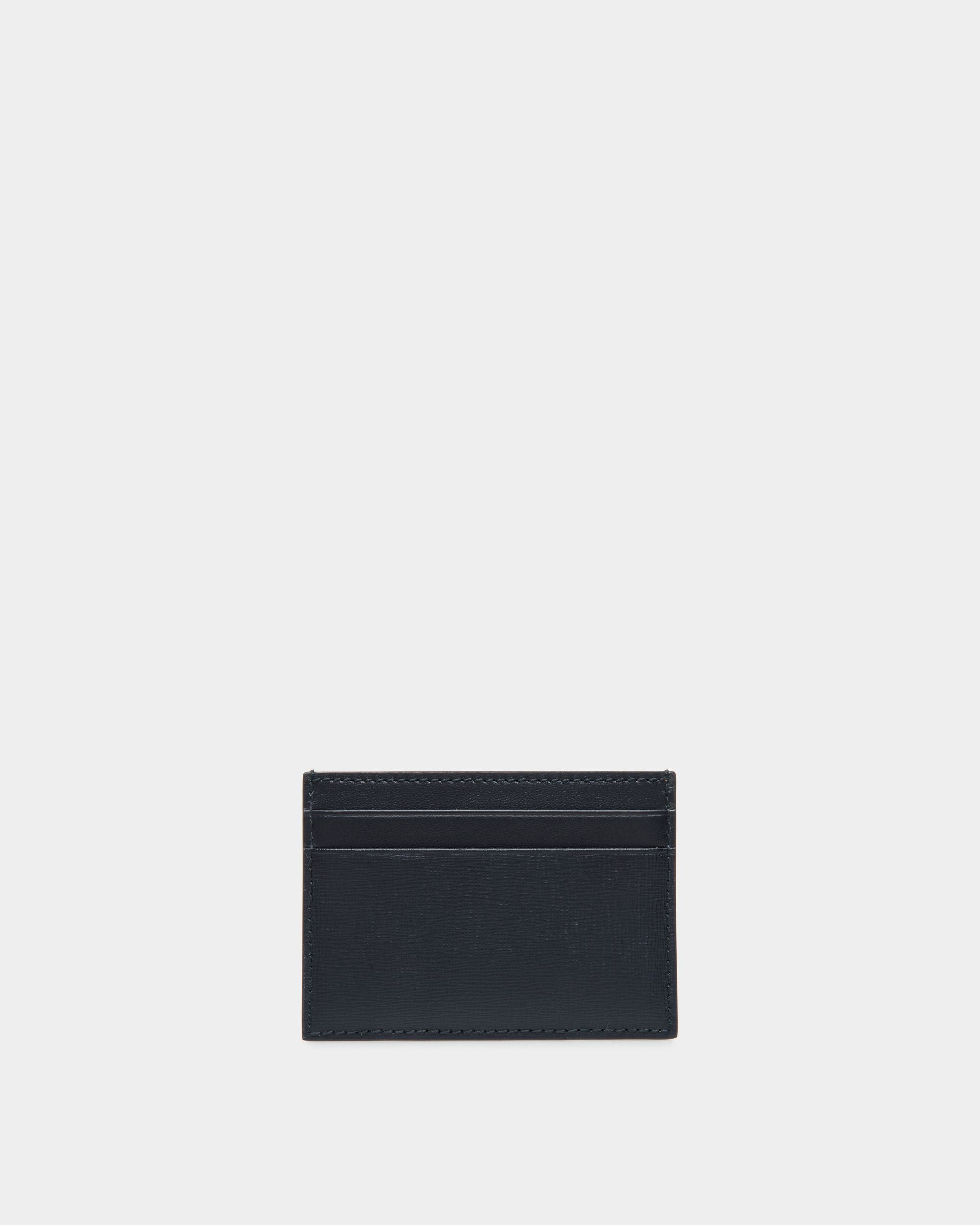Mythos Kartenetui Aus Recyceltem Leder In Navy Blue - Herren - Bally - 02