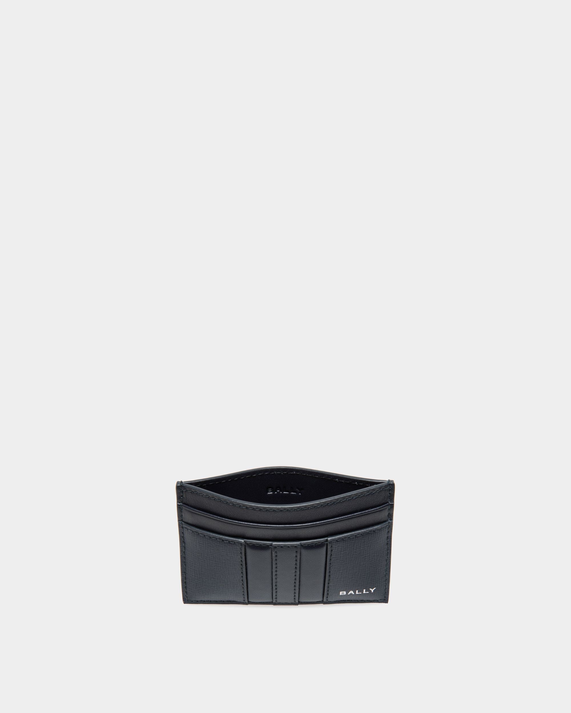 Mythos Kartenetui Aus Recyceltem Leder In Navy Blue - Herren - Bally - 03