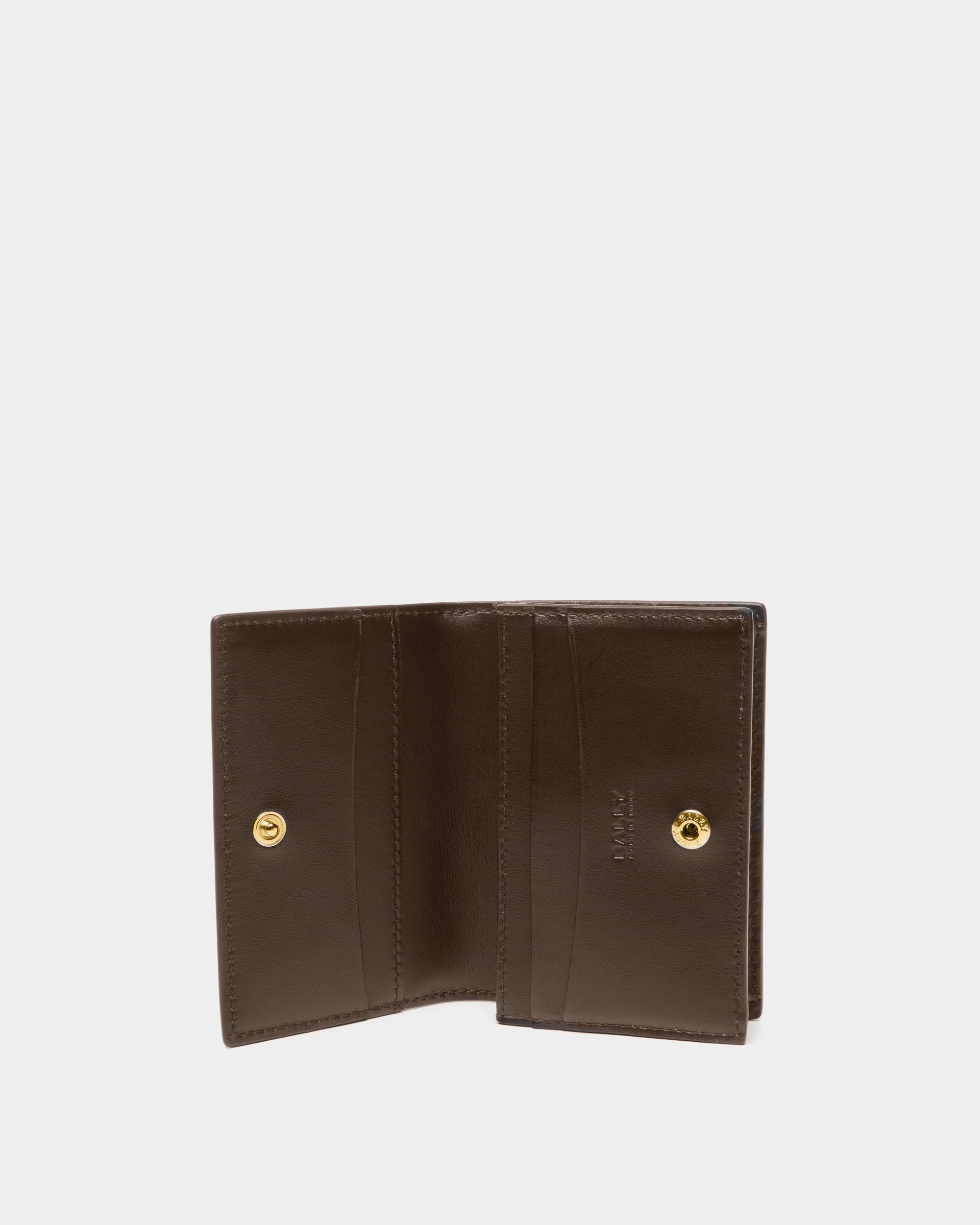 Deco Visitenkartenetui Aus Leder In Ebenholzschwarz - Herren - Bally - 03