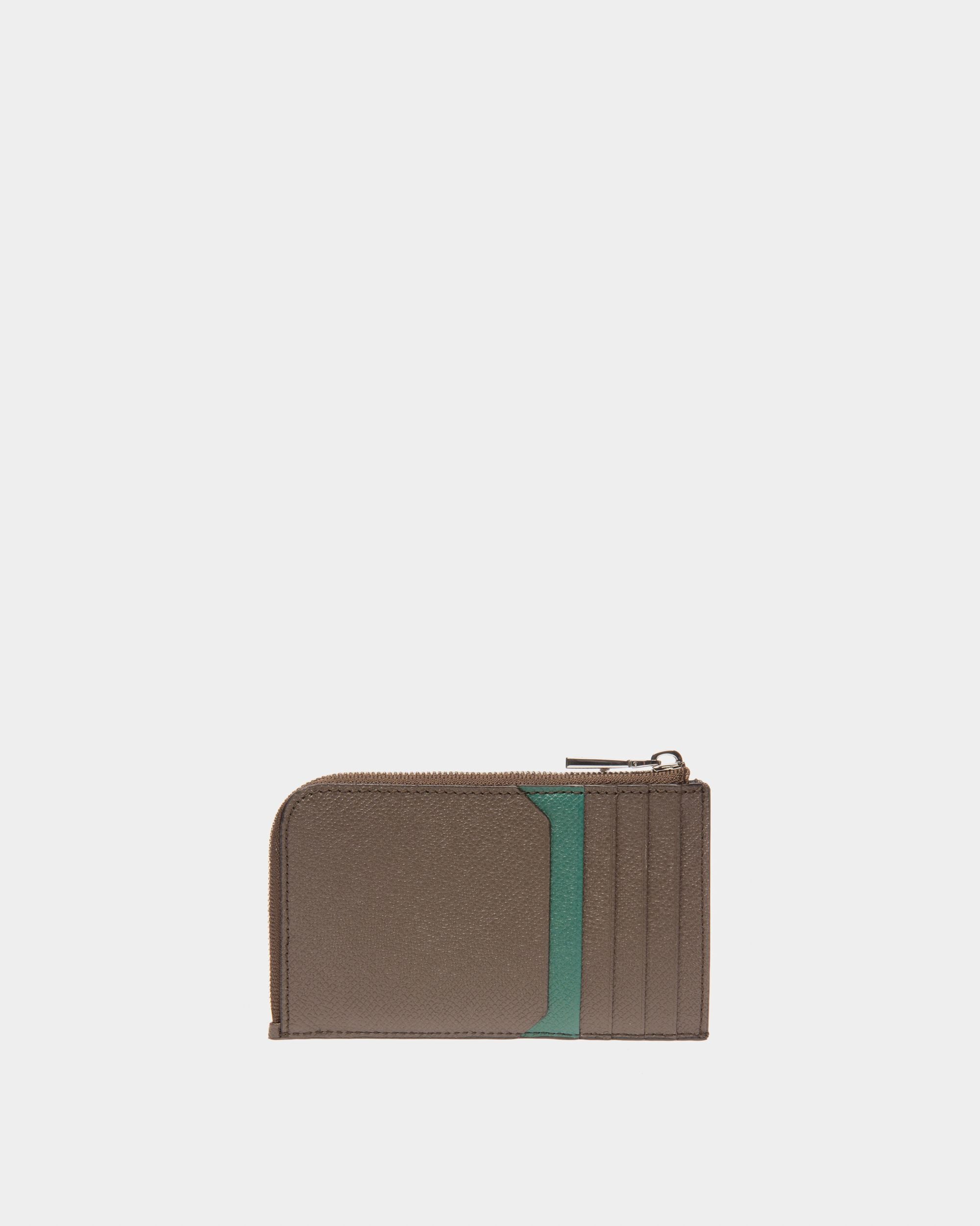 Bord Kartenetui Aus Militärgrünem Leder - Herren - Bally - 02