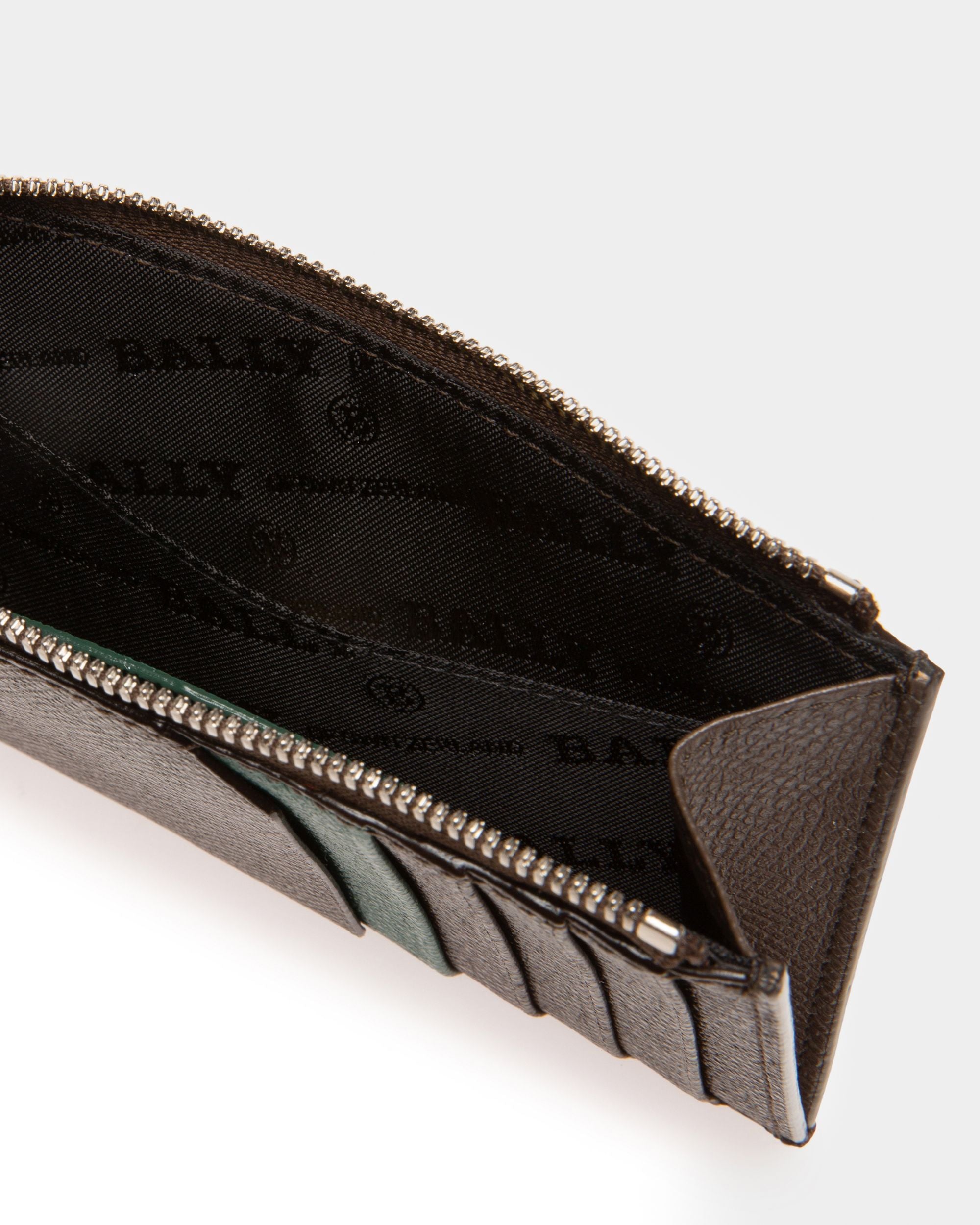 Bord Kartenetui Aus Militärgrünem Leder - Herren - Bally - 04
