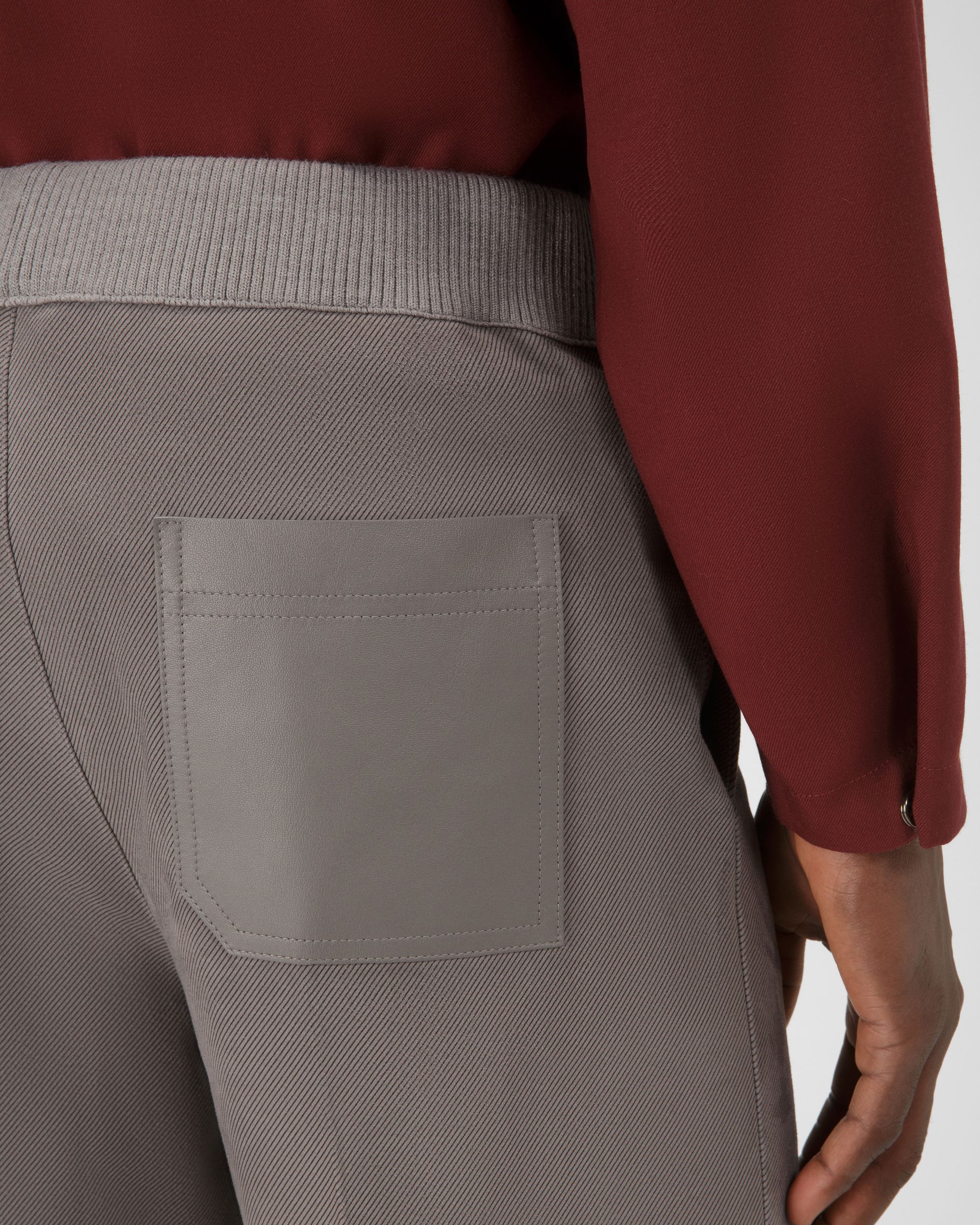 Hose Aus Grauem Leder - Herren - Bally - 02