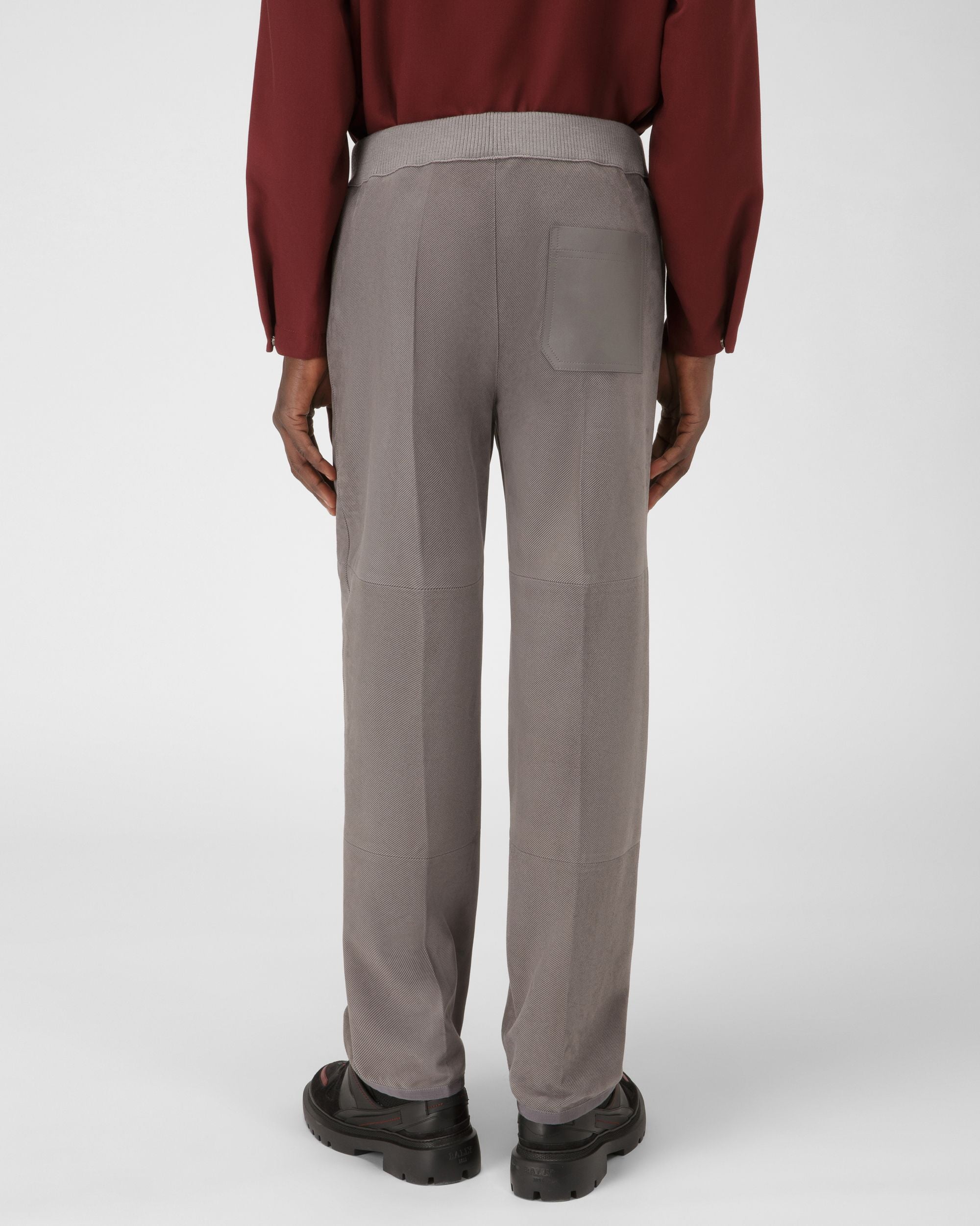 Hose Aus Grauem Leder - Herren - Bally - 03