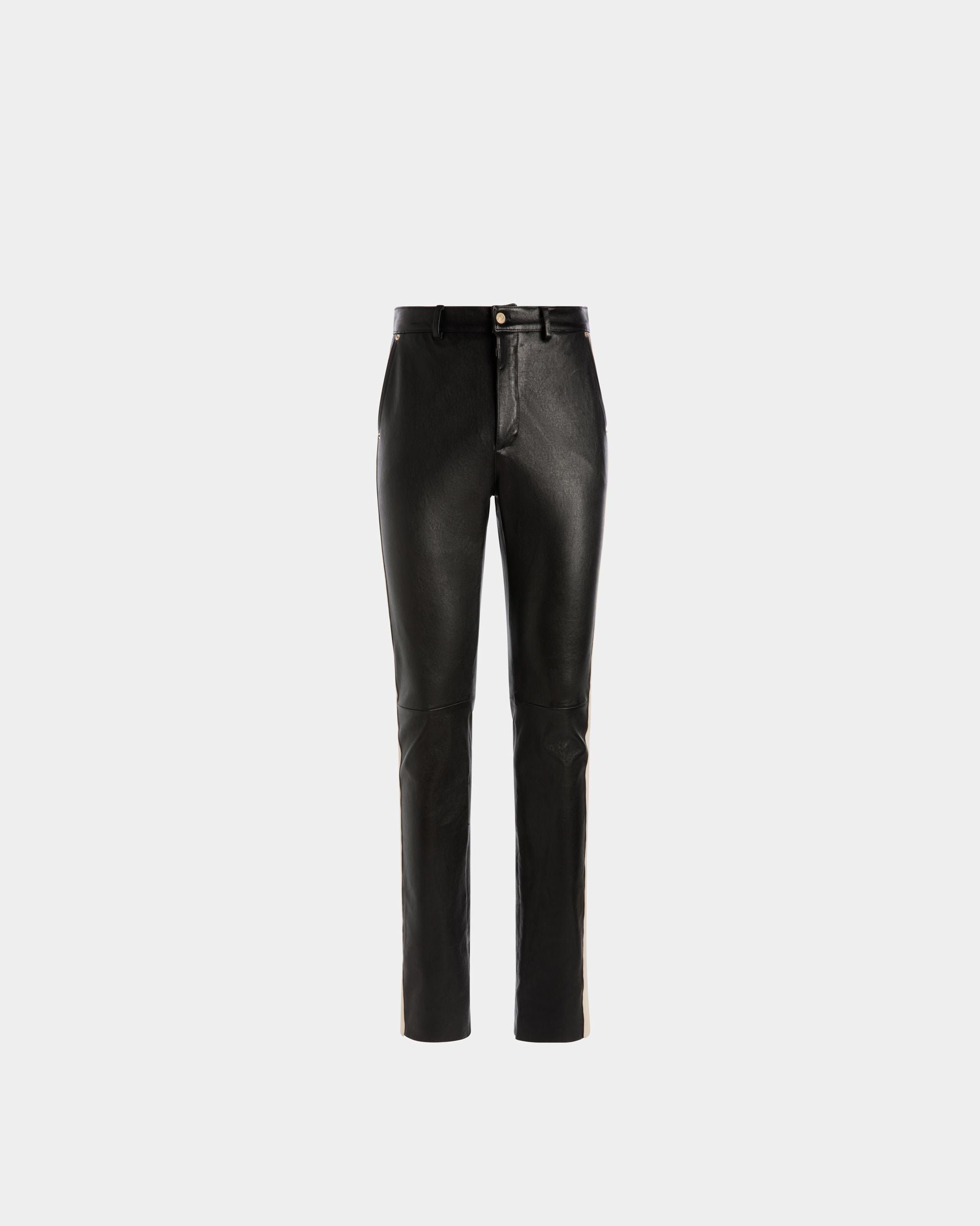 Hose Aus Stretch-Nappaleder Aus Leder In Schwarz - Herren - Bally - 01