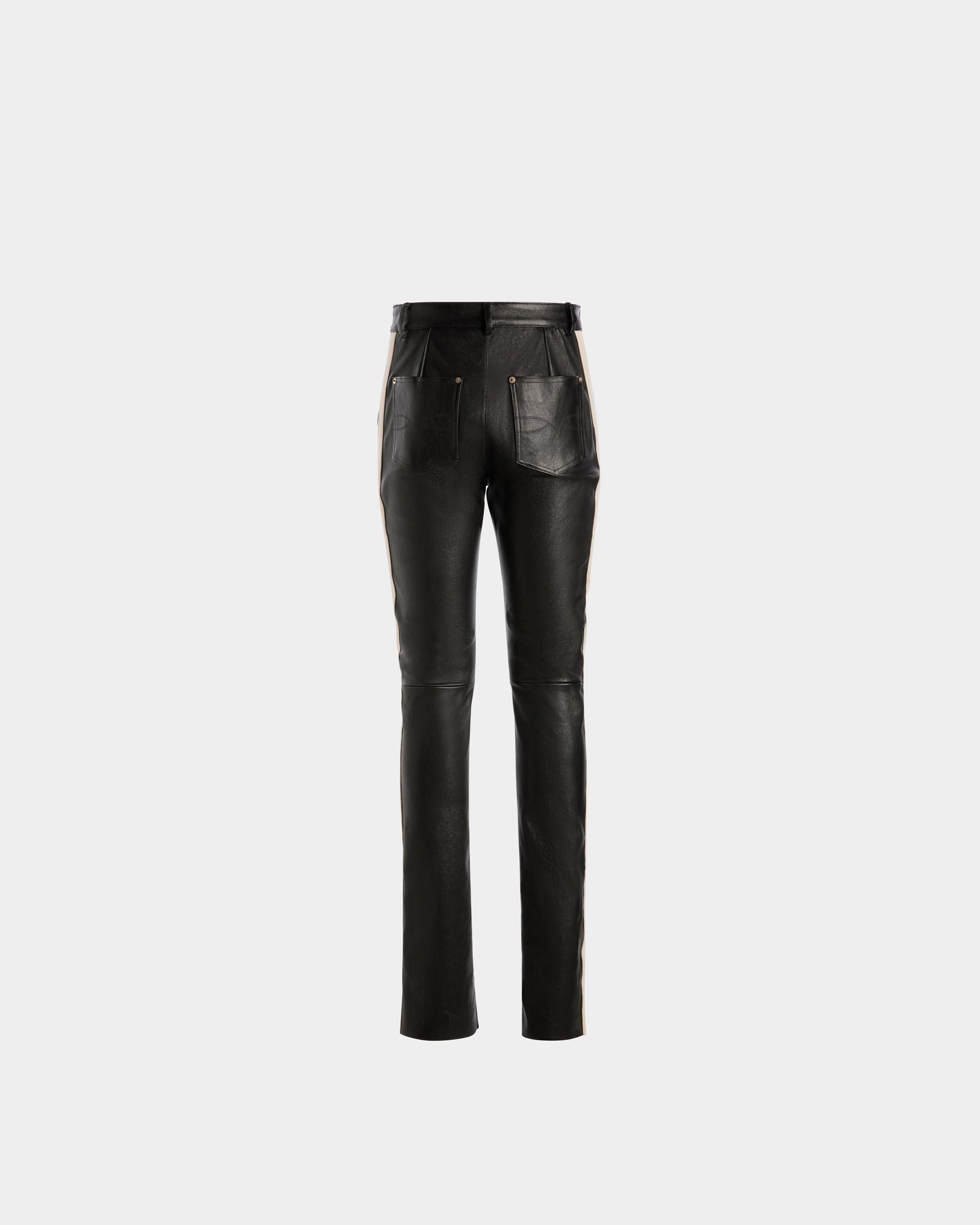 Hose Aus Stretch-Nappaleder Aus Leder In Schwarz - Herren - Bally - 07