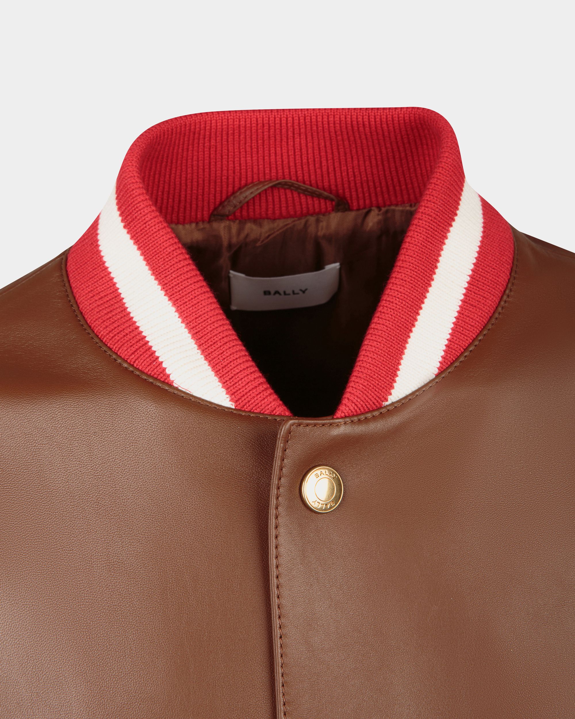 Leather Bomber In Brown Leather - Herren - Bally - 02