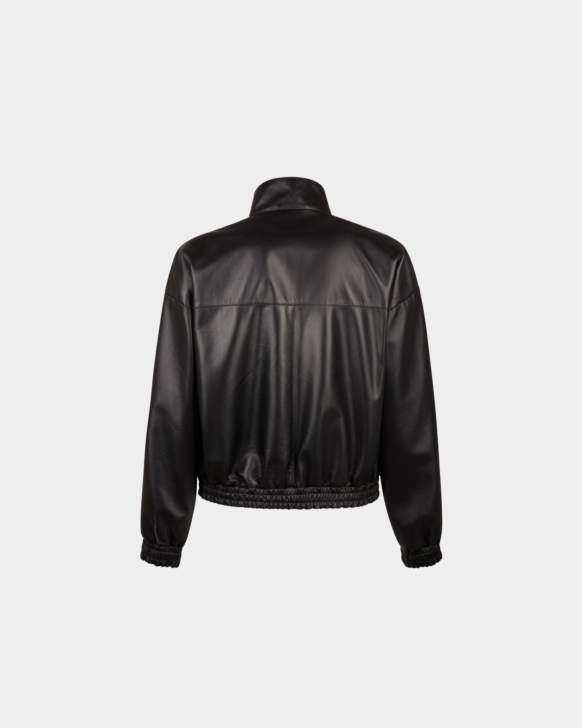 Bomberjacke Aus Leder In Schwarz - Herren - Bally - 03