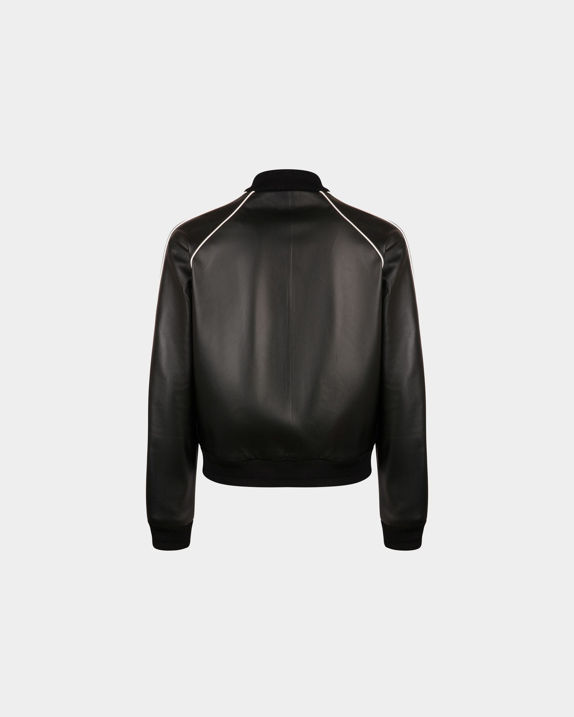 Bomberjacke Aus Leder In Schwarz - Herren - Bally - 07
