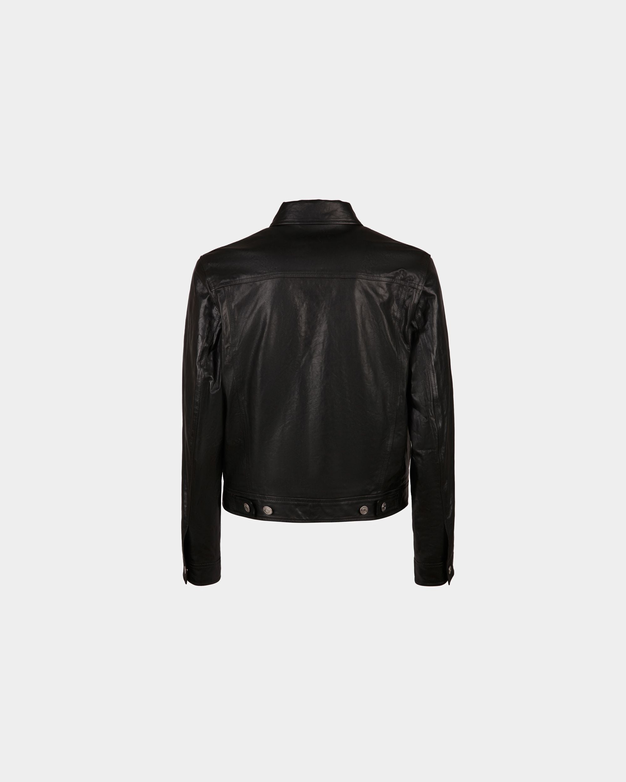 Jacke Aus Leder In Schwarz - Herren - Bally - 03