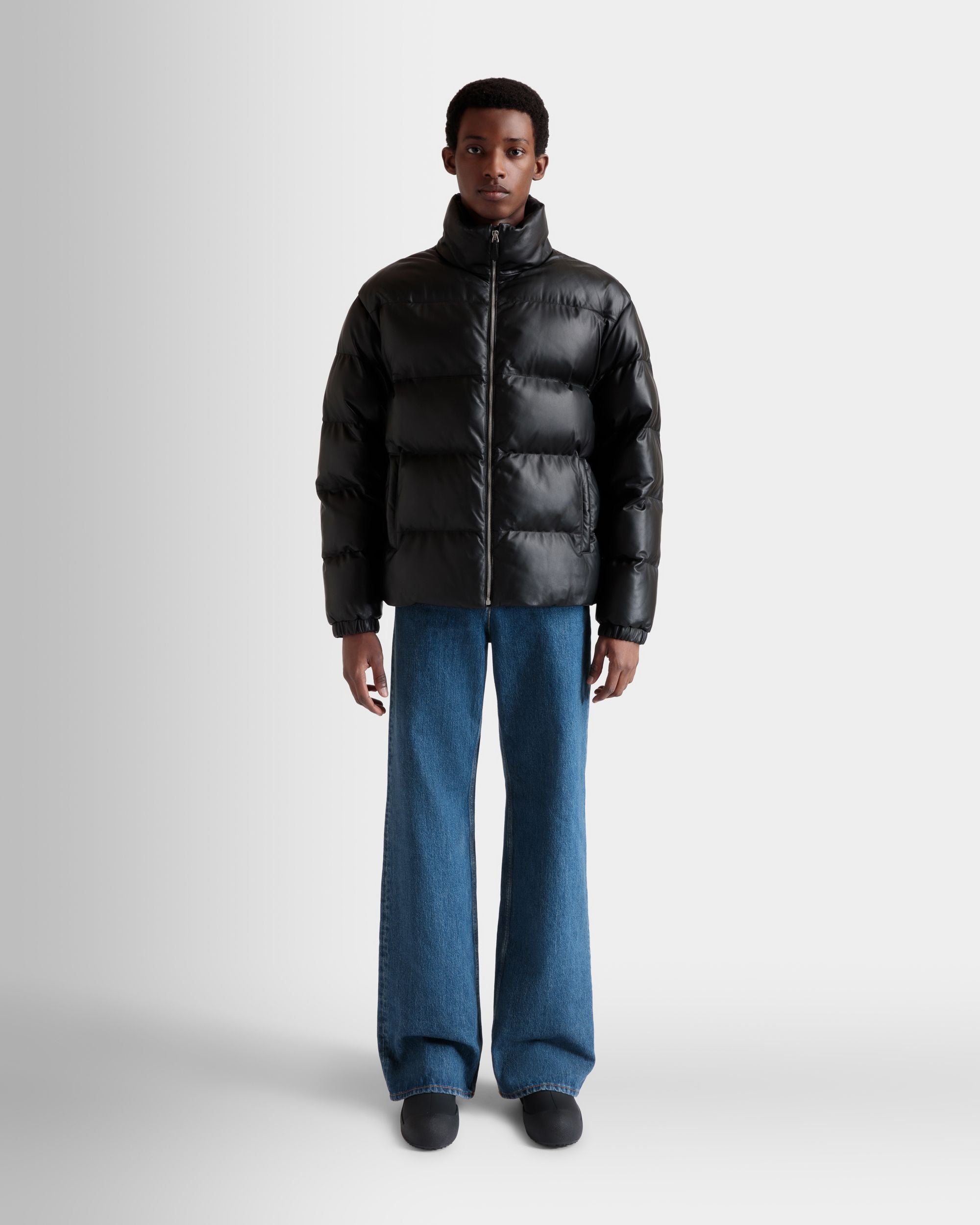 2-In-1-Steppjacke Aus Schwarzem Leder - Herren - Bally - 02