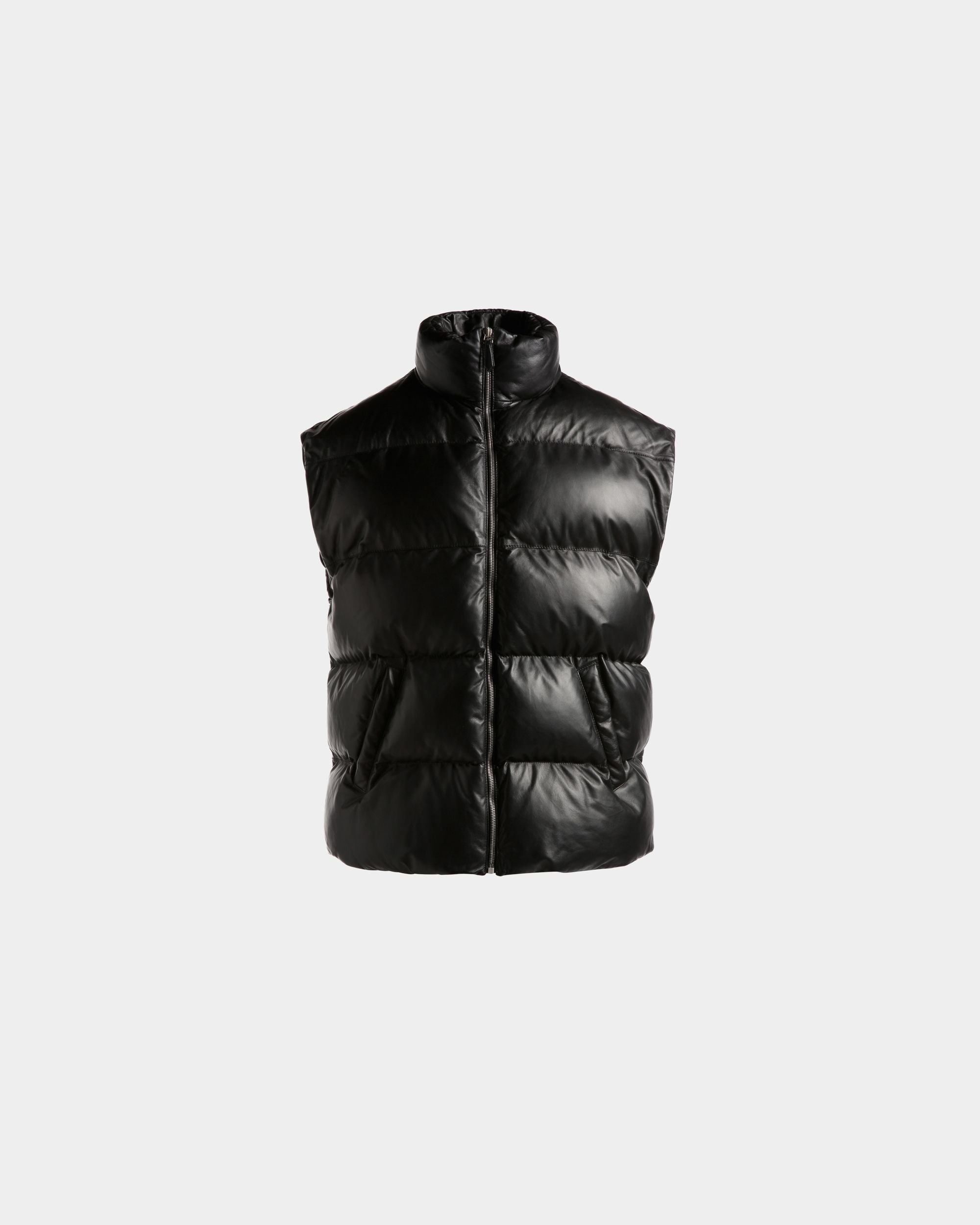 2-In-1-Steppjacke Aus Schwarzem Leder - Herren - Bally - 04