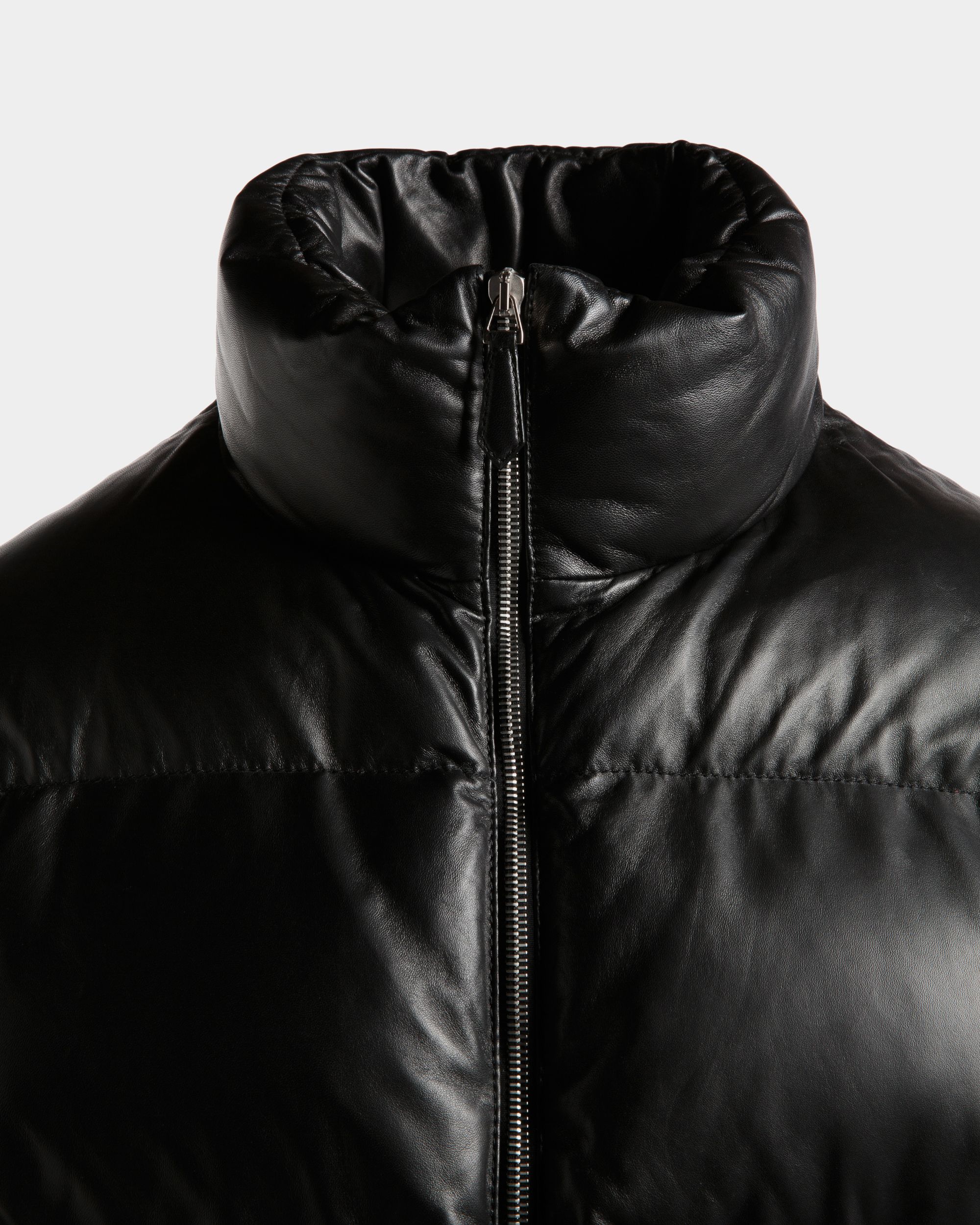 2-In-1-Steppjacke Aus Schwarzem Leder - Herren - Bally - 05