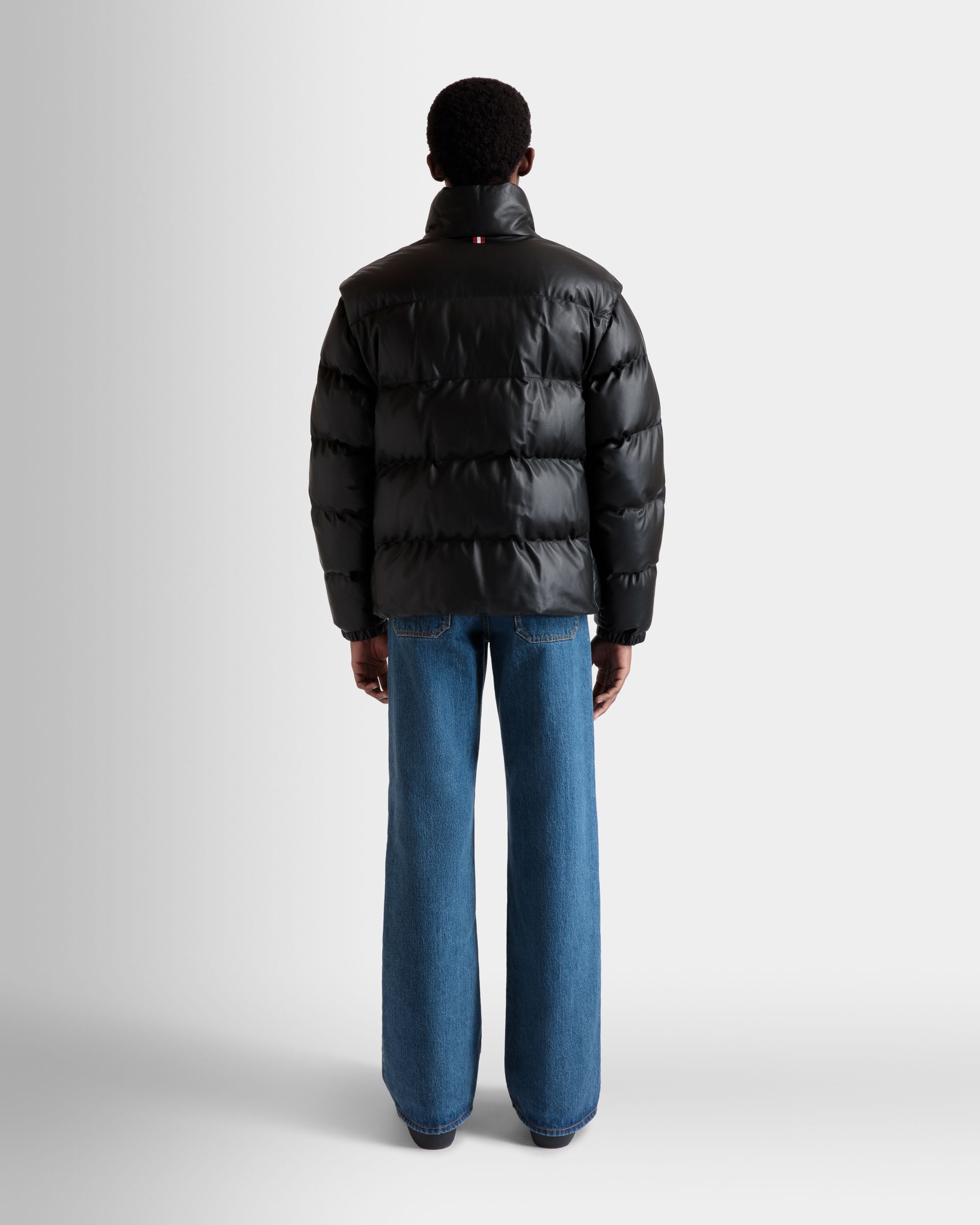 2-In-1-Steppjacke Aus Schwarzem Leder - Herren - Bally - 06
