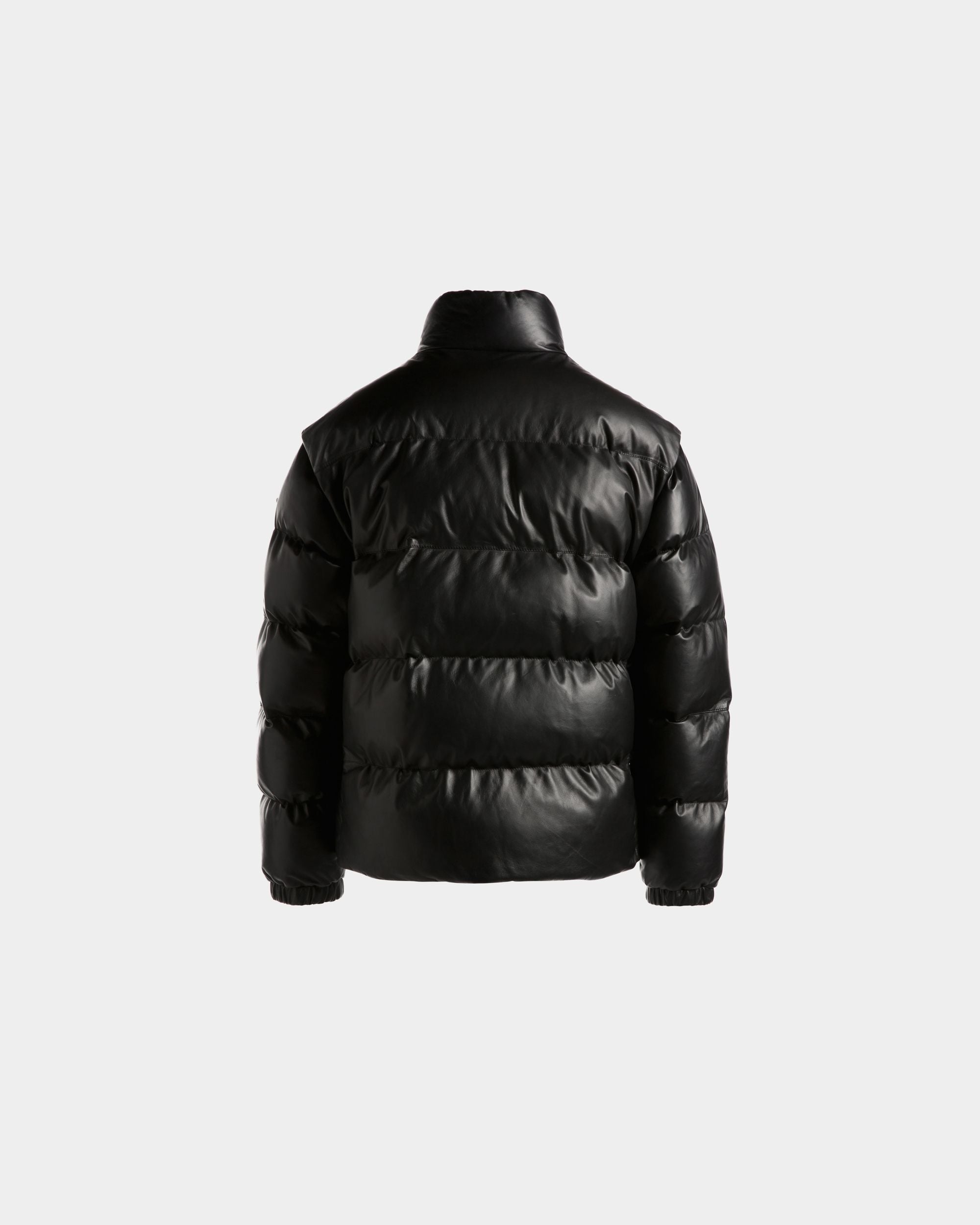 2-In-1-Steppjacke Aus Schwarzem Leder - Herren - Bally - 07