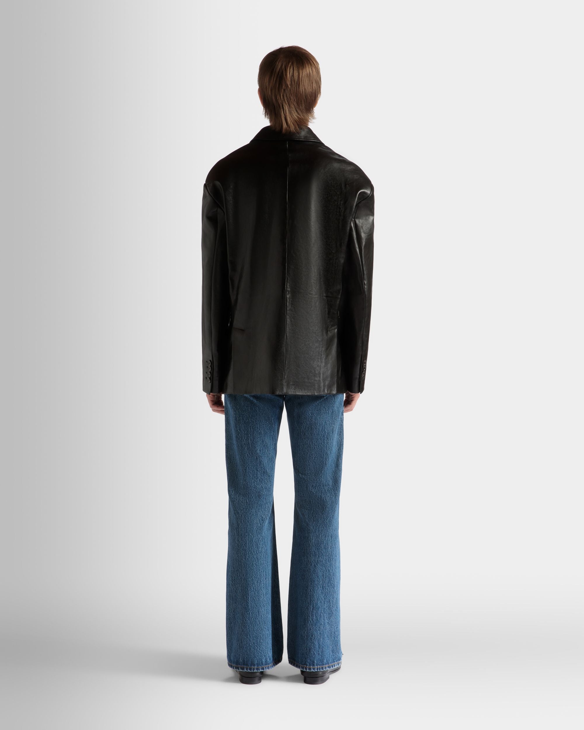 Jacke Aus Leder In Schwarz - Herren - Bally - 06