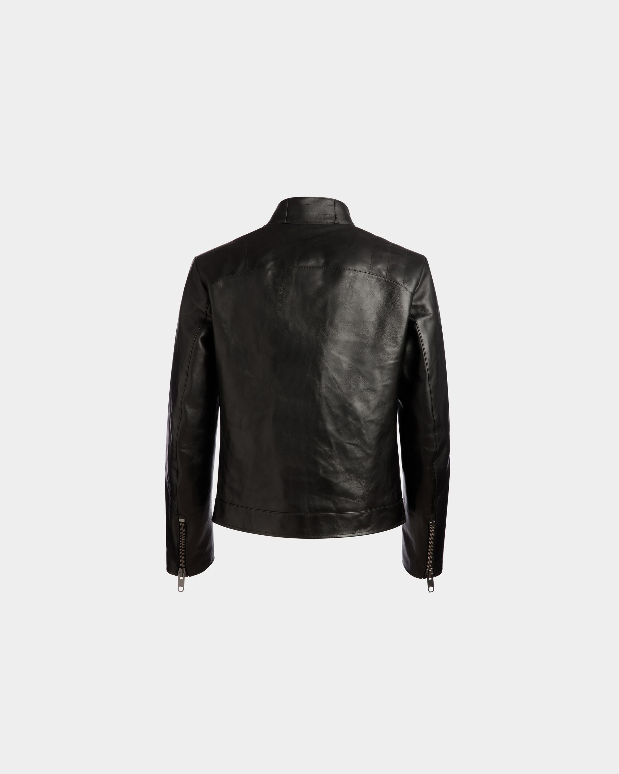 Bikerjacke Aus Leder In Schwarz Aus Der Adrien Brody Travel-Kollektion - Herren - Bally - 03