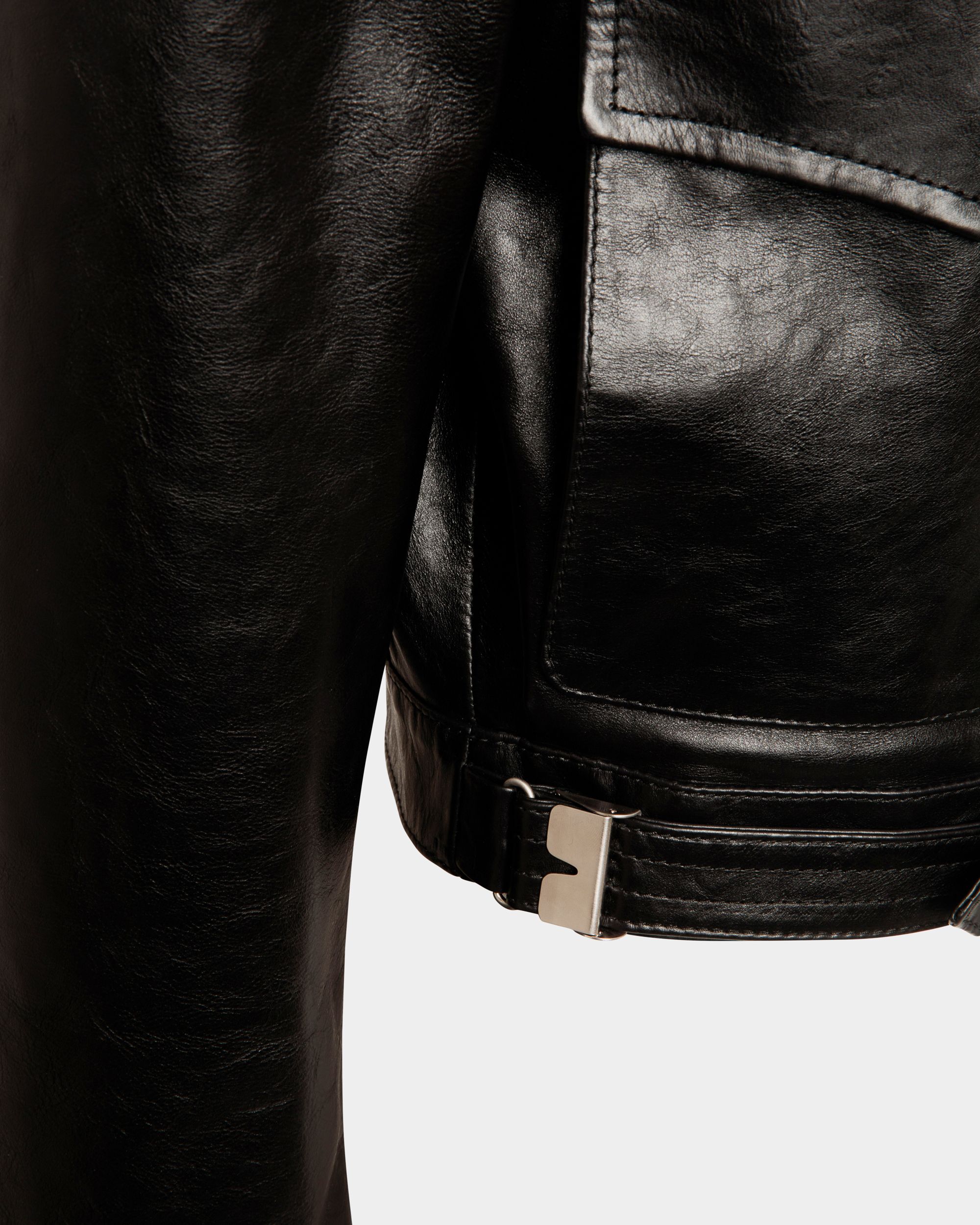 Hemdjacke Aus Leder In Schwarz - Herren - Bally - 04