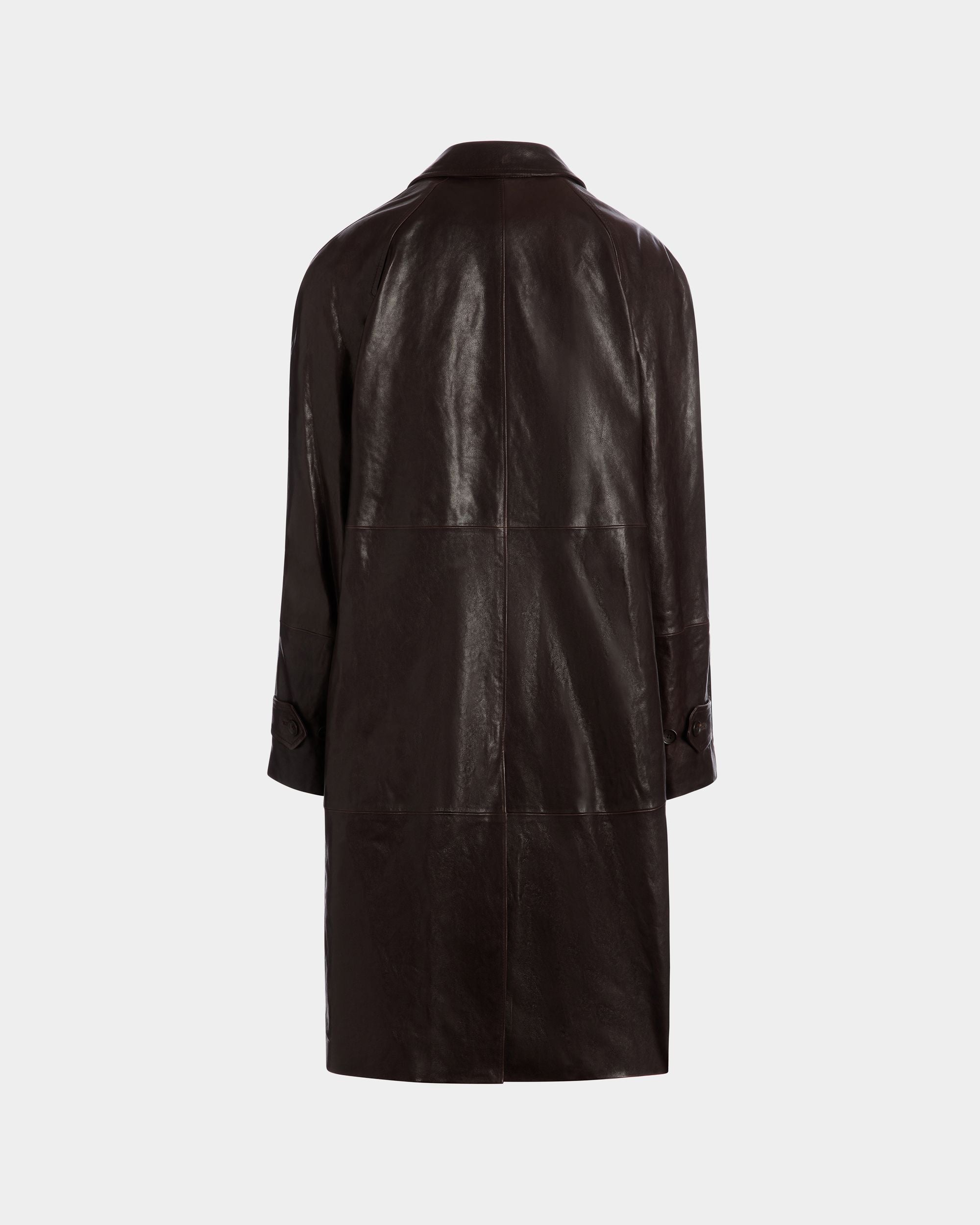 Mantel Aus Leder In Braun - Herren - Bally - 07