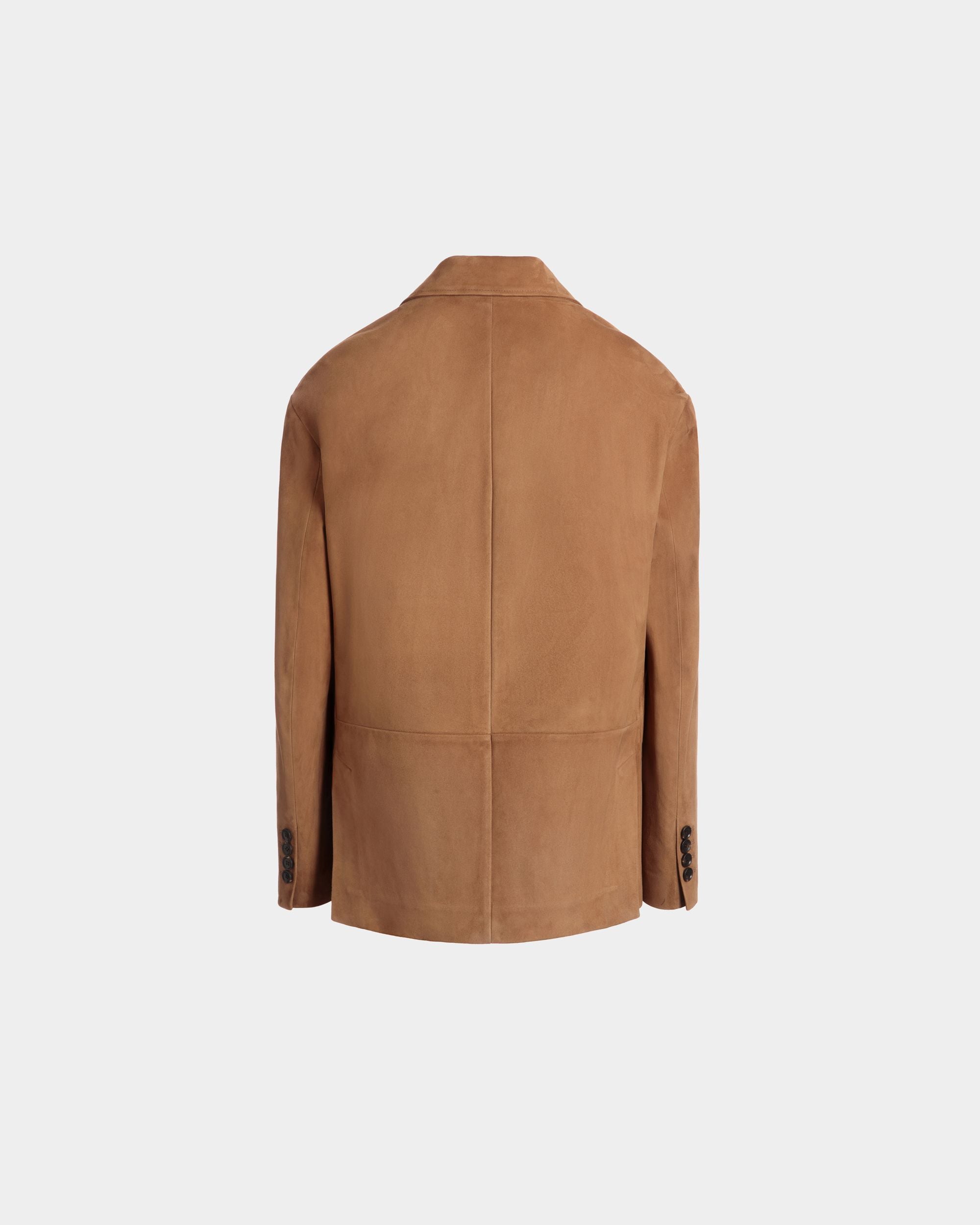 Blazer Aus Braunem Veloursleder - Herren - Bally - 03
