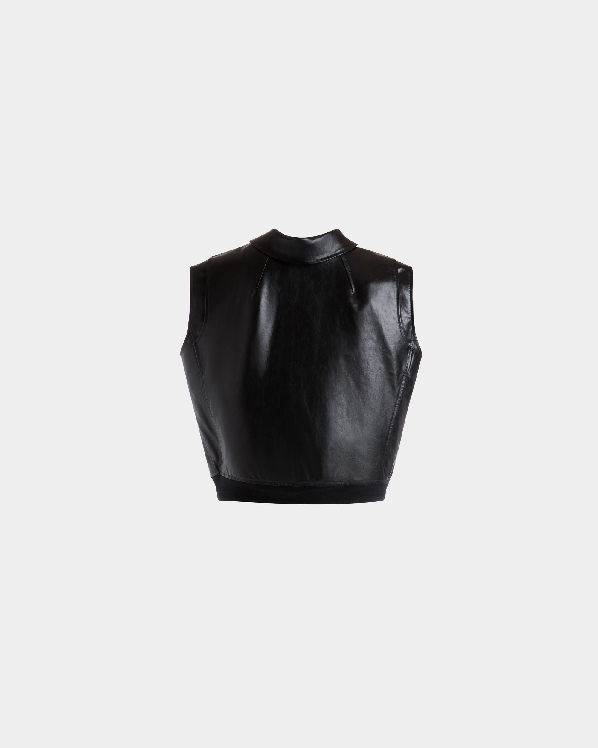 Weste Aus Leder In Schwarz - Herren - Bally - 03