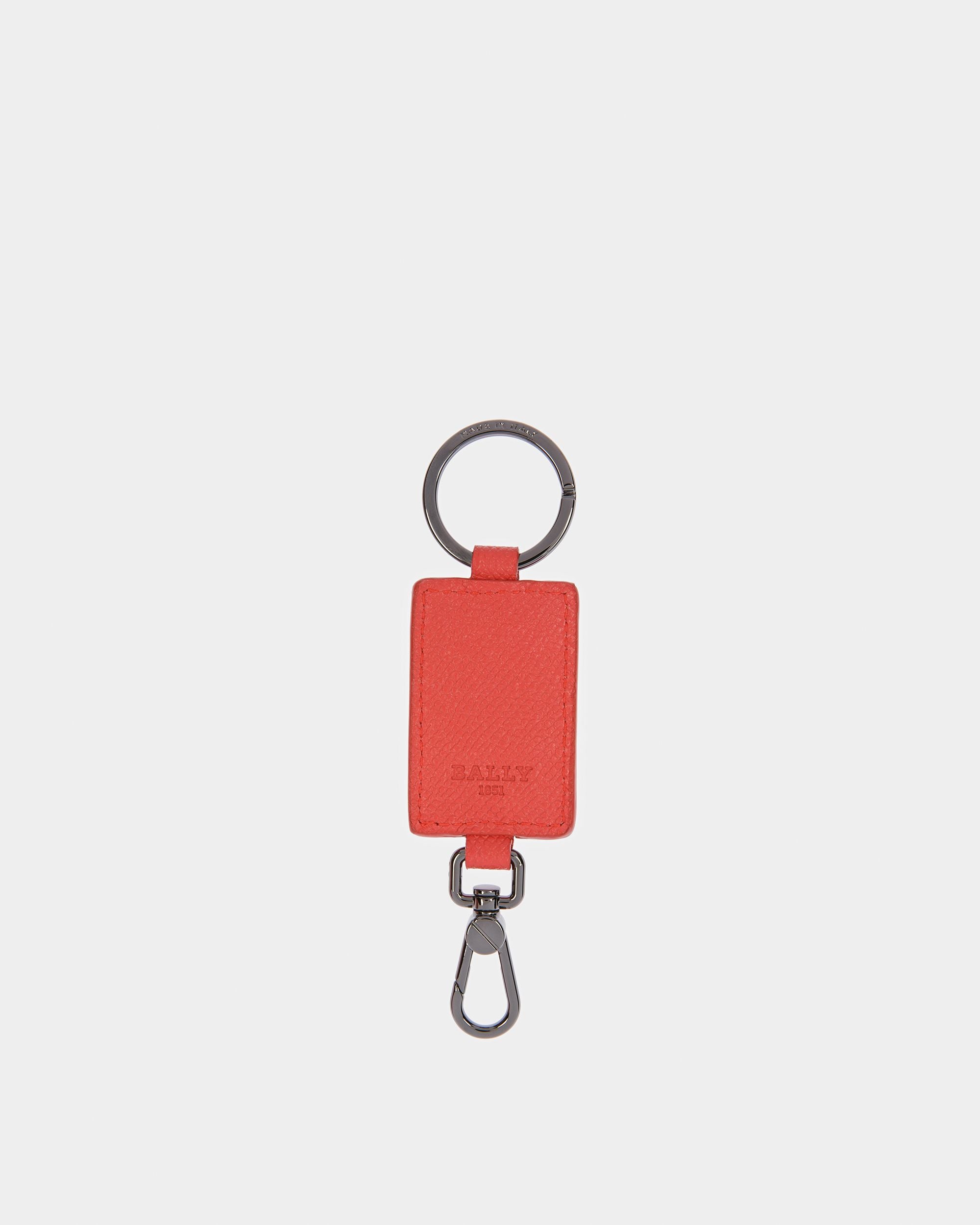 Bhary Schlüsselanhänger Aus Leder Mit B-Chain-Detail In Orange - Herren - Bally - 02