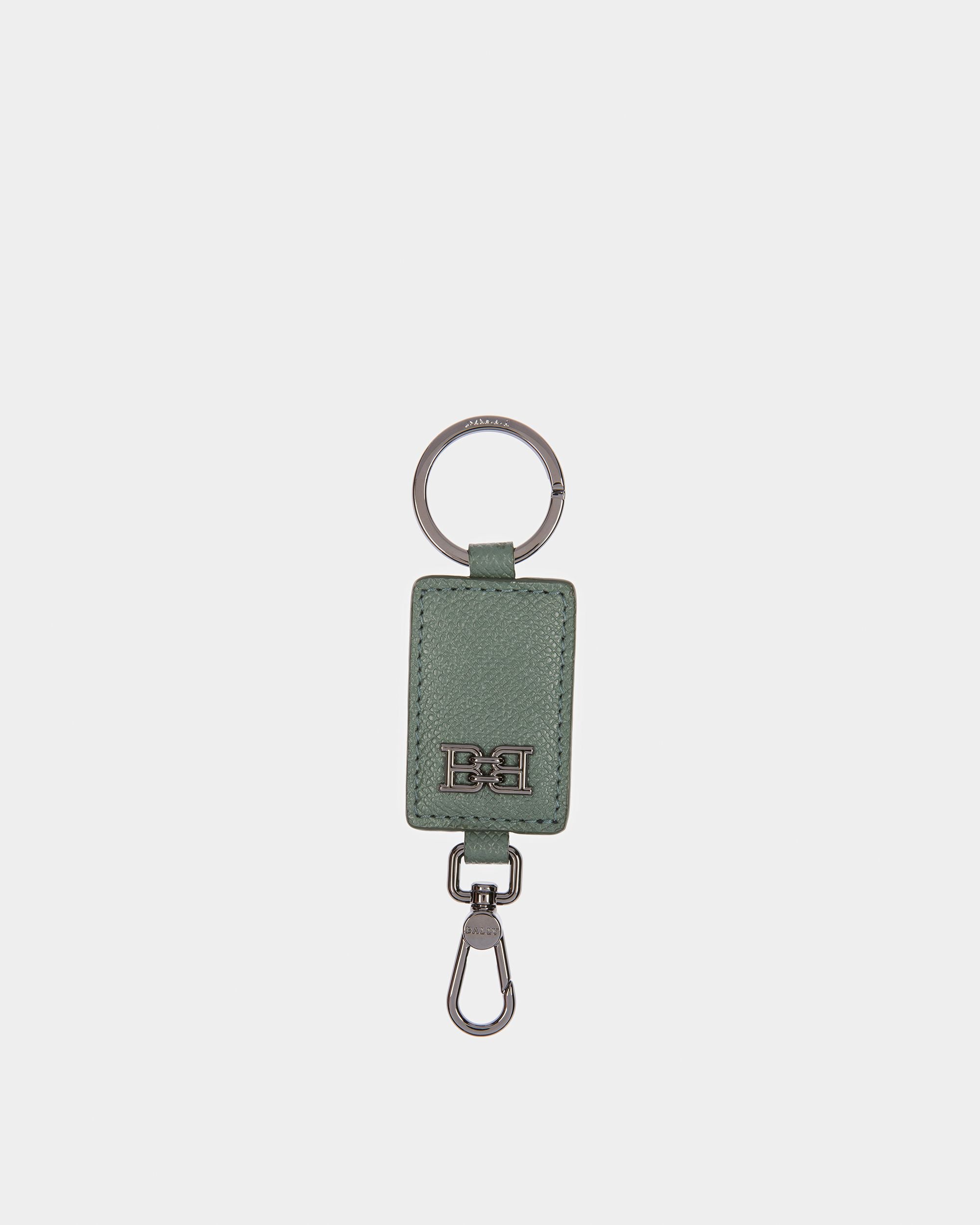 Bhary Schlüsselanhänger Aus Leder Mit B-Chain-Detail In Salbei - Herren - Bally - 01