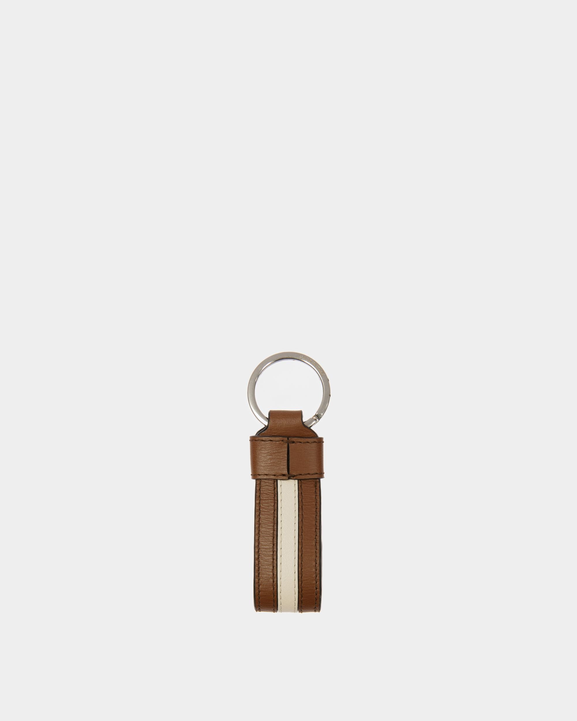 Ribbon Schlüsselanhänger Aus Braunem Leder - Herren - Bally - 02