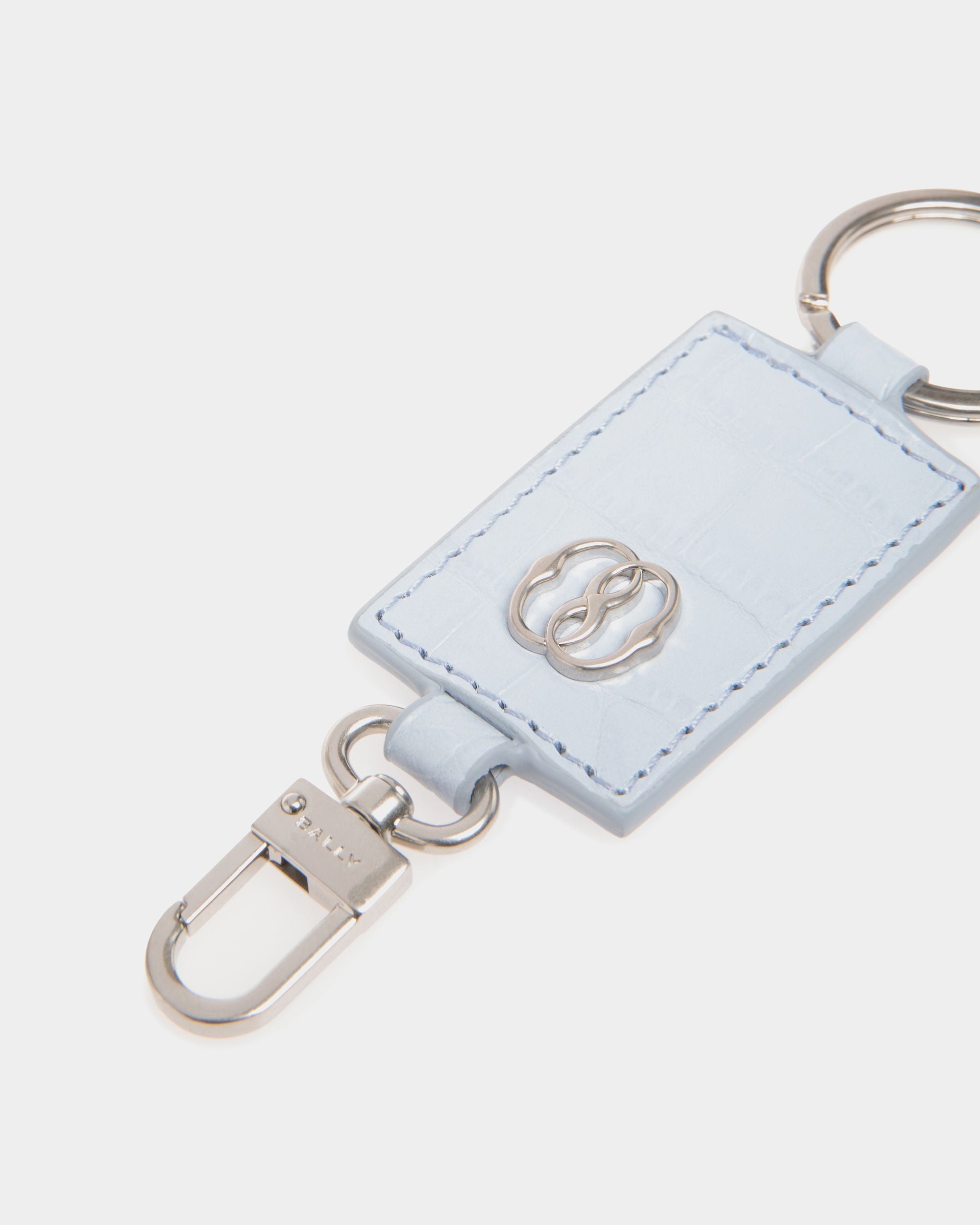 Banque Keychains In Blue Leather - Herren - Bally - 03