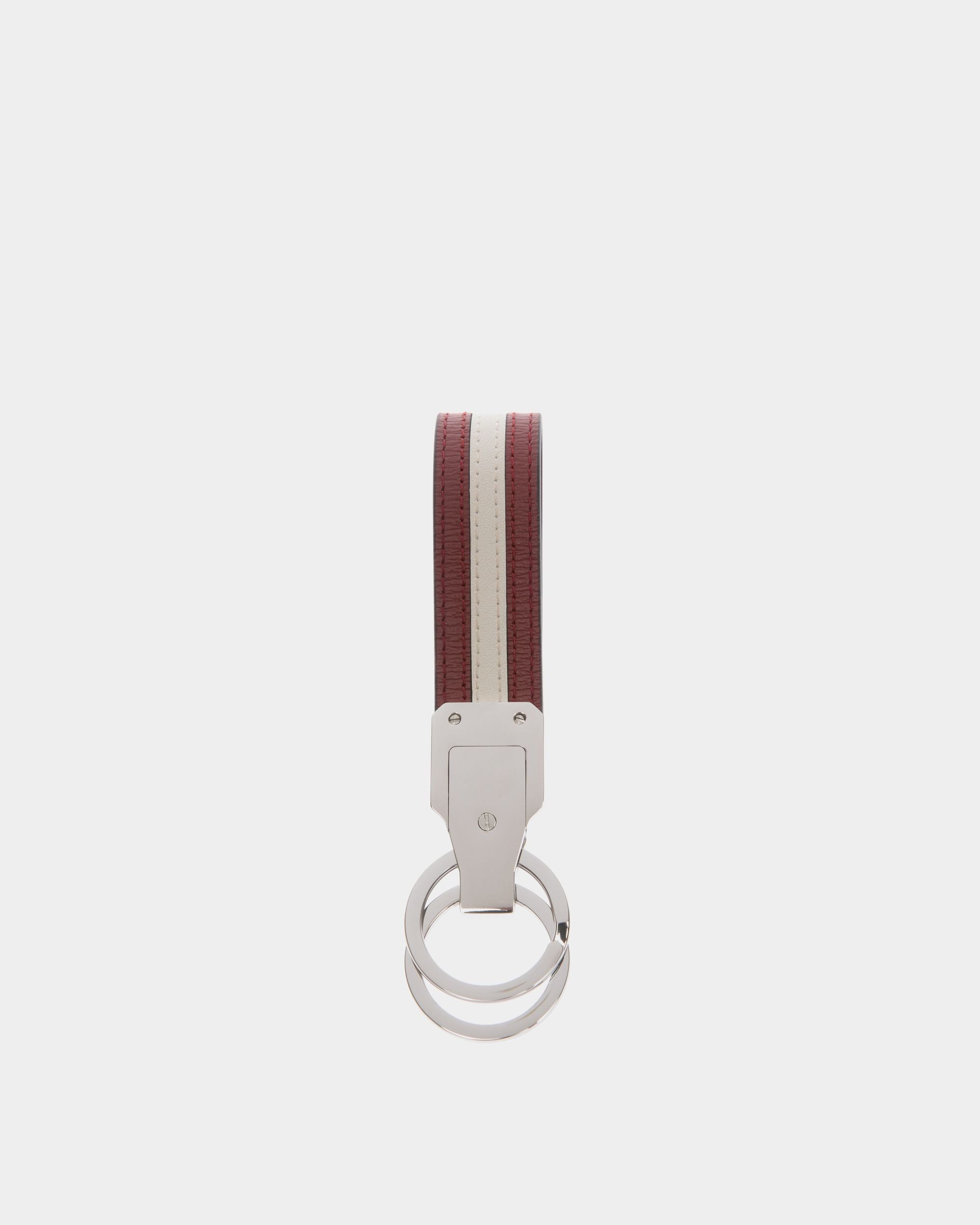 Ribbon Schlüsselanhänger Aus Rotem Leder - Herren - Bally - 02
