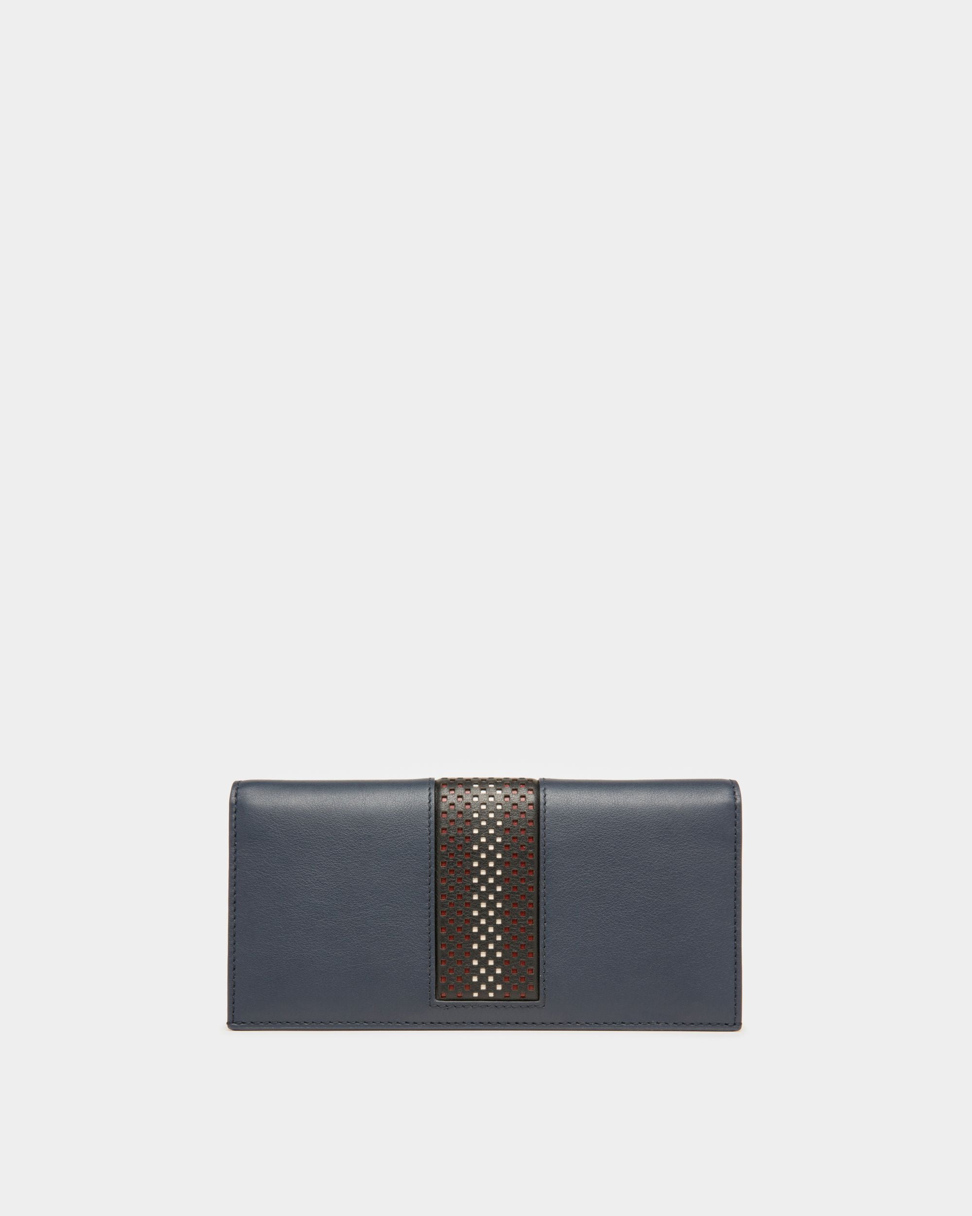 Baliro Brieftasche Aus Blauem Leder Im Kontinentalformat - Herren - Bally - 02