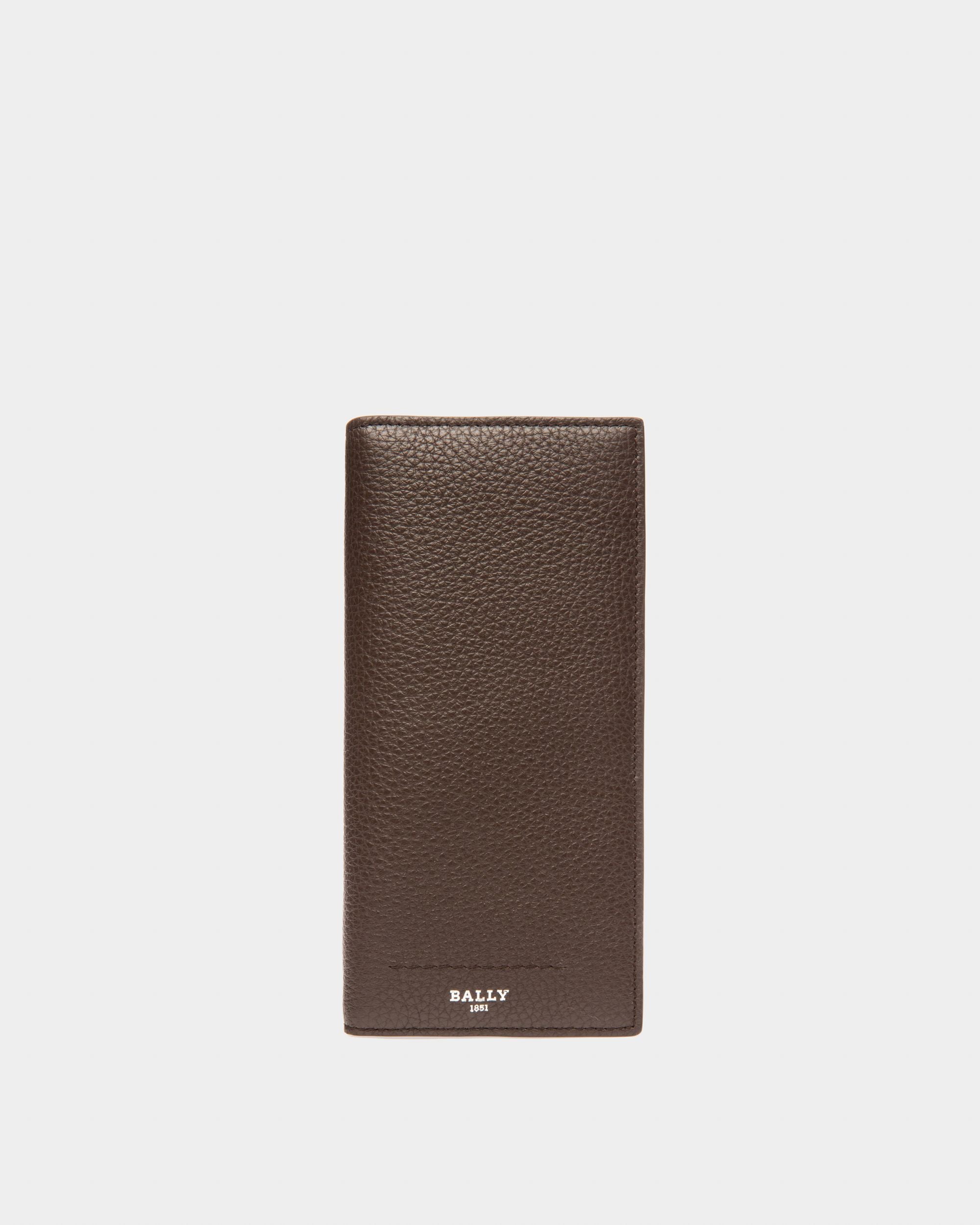 Scaliro Brieftasche Aus Ebenholzbraunem Leder Im Kontinentalformat - Herren - Bally - 01