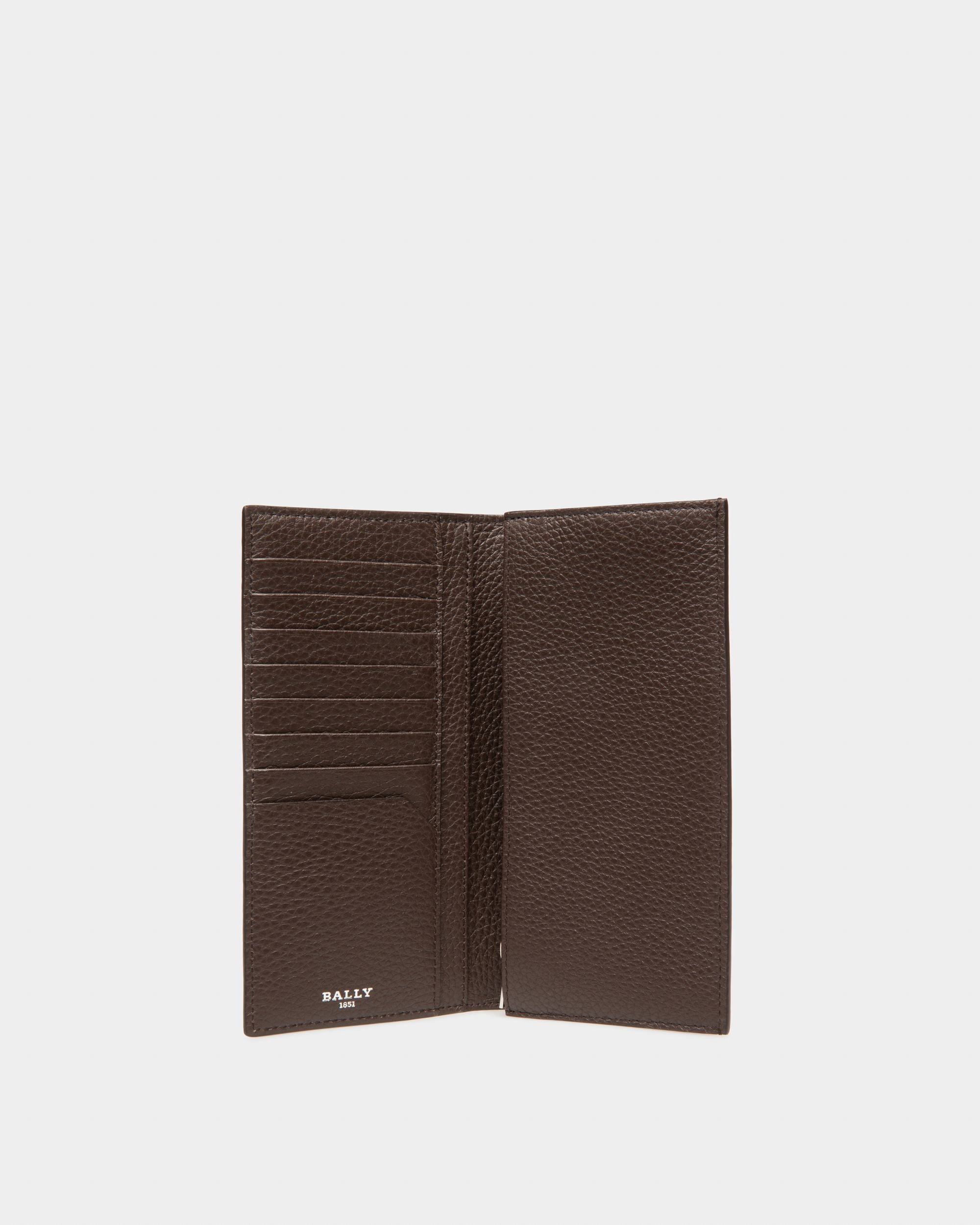 Scaliro Brieftasche Aus Ebenholzbraunem Leder Im Kontinentalformat - Herren - Bally - 03
