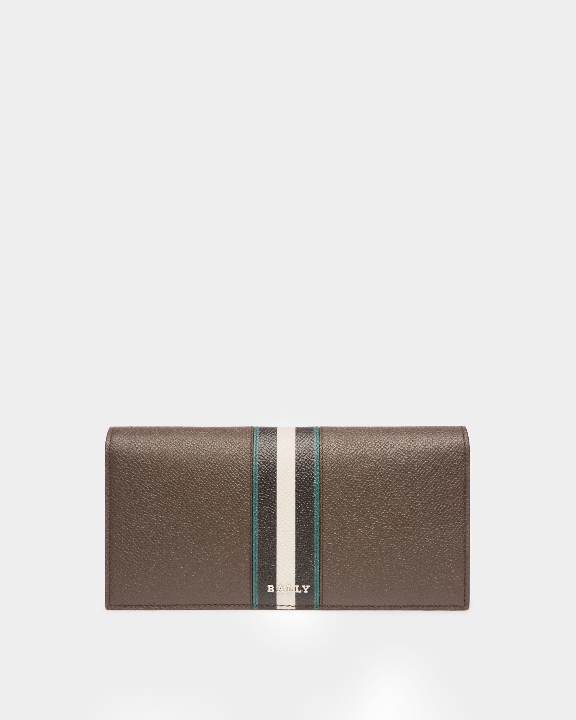 Baliro Brieftasche Aus Militärgrünem Leder Im Kontinentalformat - Herren - Bally - 01