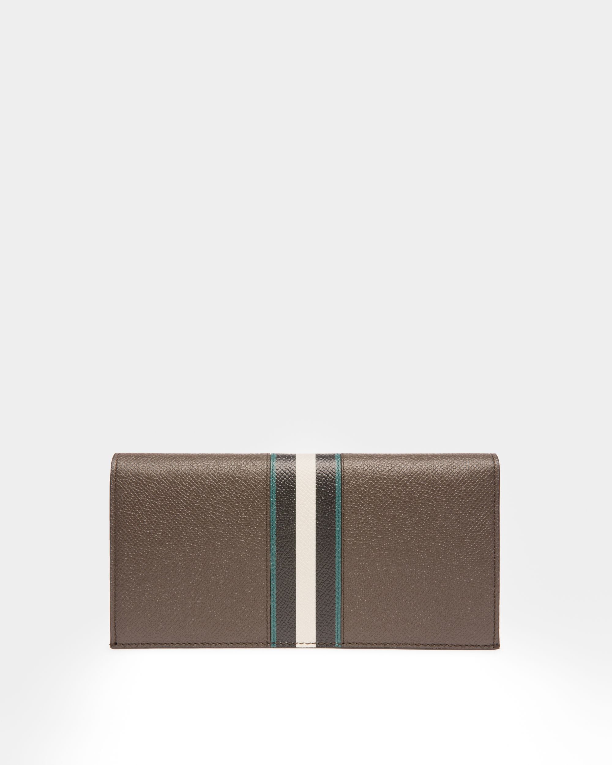 Baliro Brieftasche Aus Militärgrünem Leder Im Kontinentalformat - Herren - Bally - 02