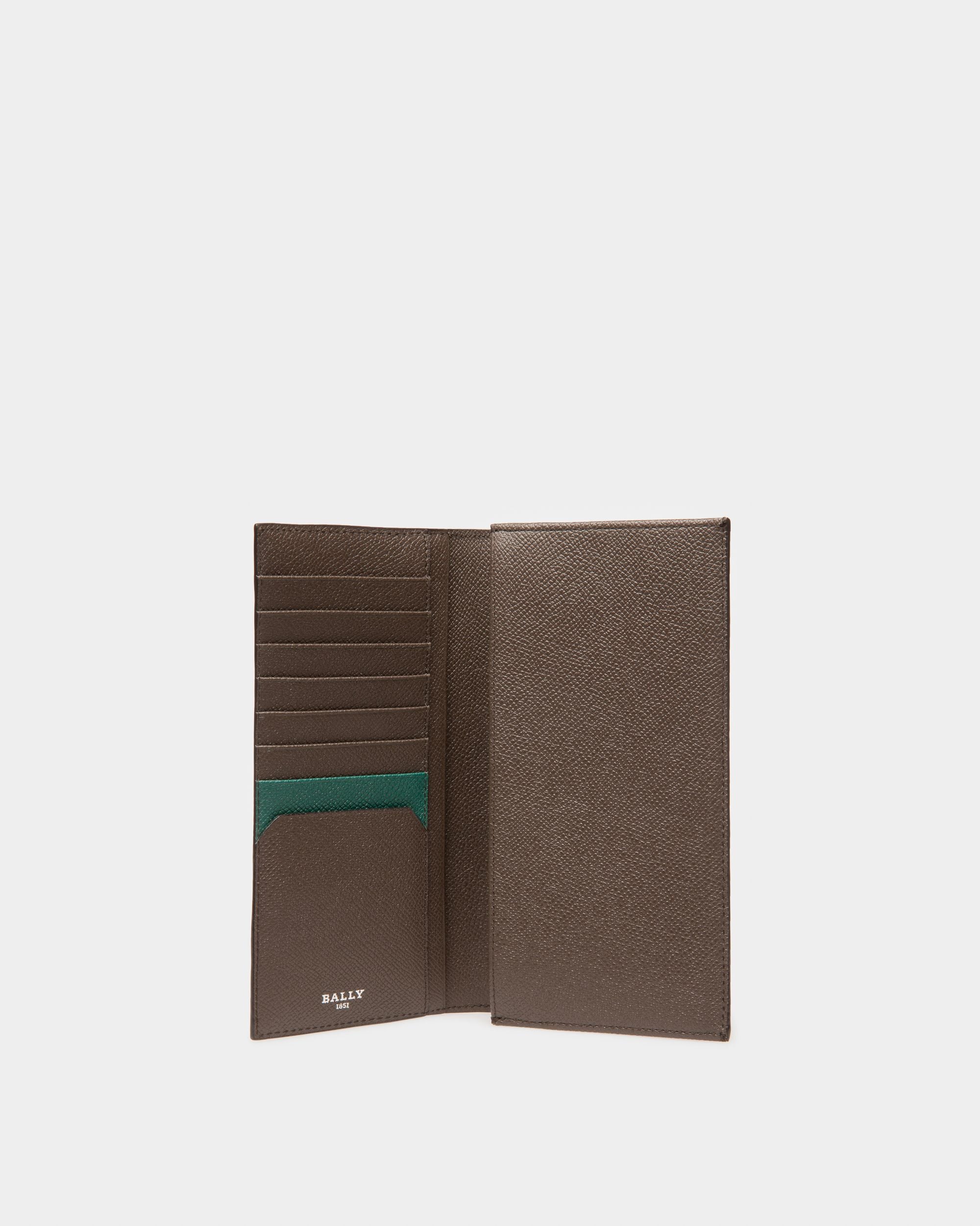 Baliro Brieftasche Aus Militärgrünem Leder Im Kontinentalformat - Herren - Bally - 03