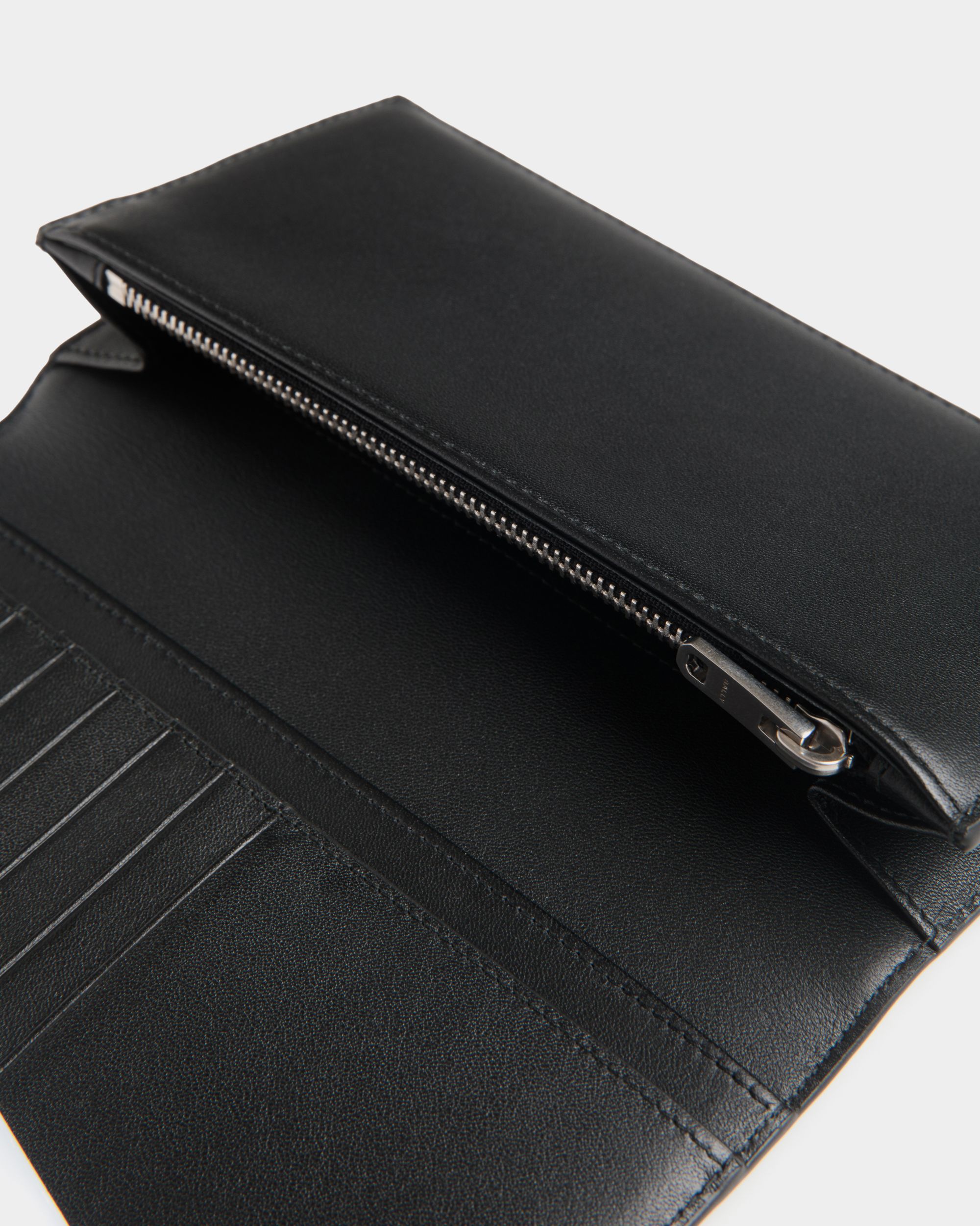 Mythos Continental Geldbörse Aus Schwarzem Recyceltem Leder - Herren - Bally - 05