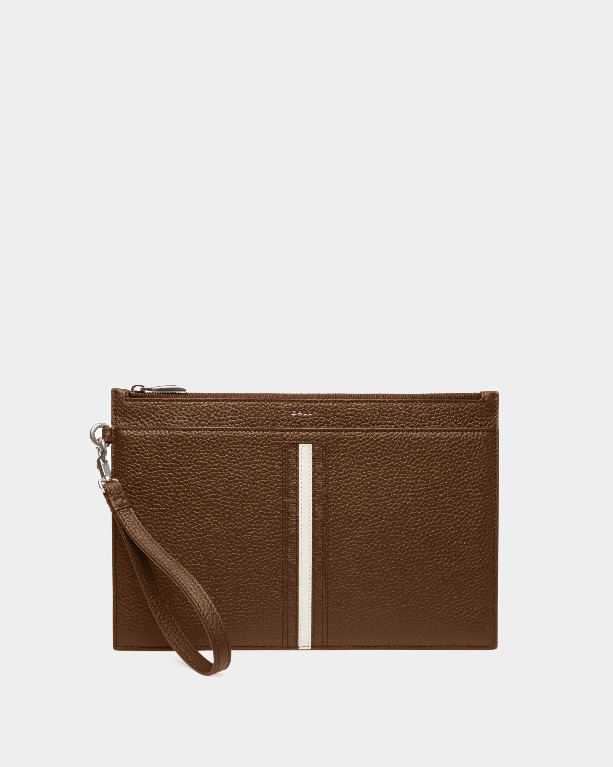 Ribbon Kulturbeutel Aus Braunem Leder - Herren - Bally - 01