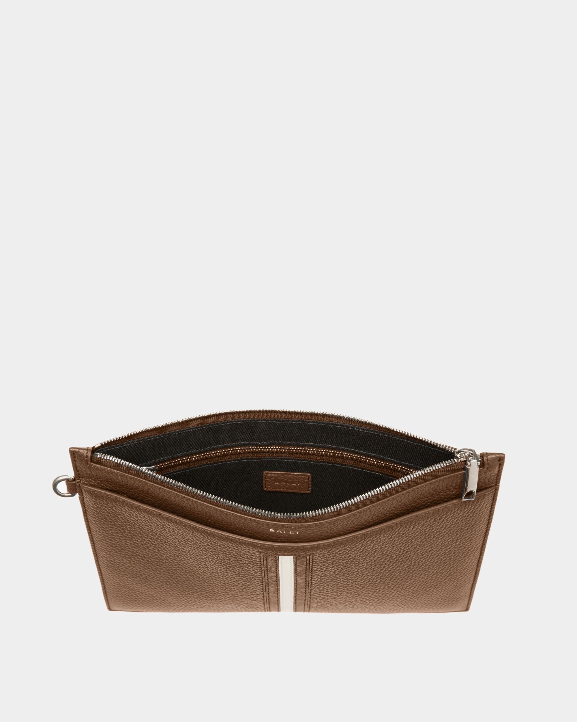 Ribbon Kulturbeutel Aus Braunem Leder - Herren - Bally - 03