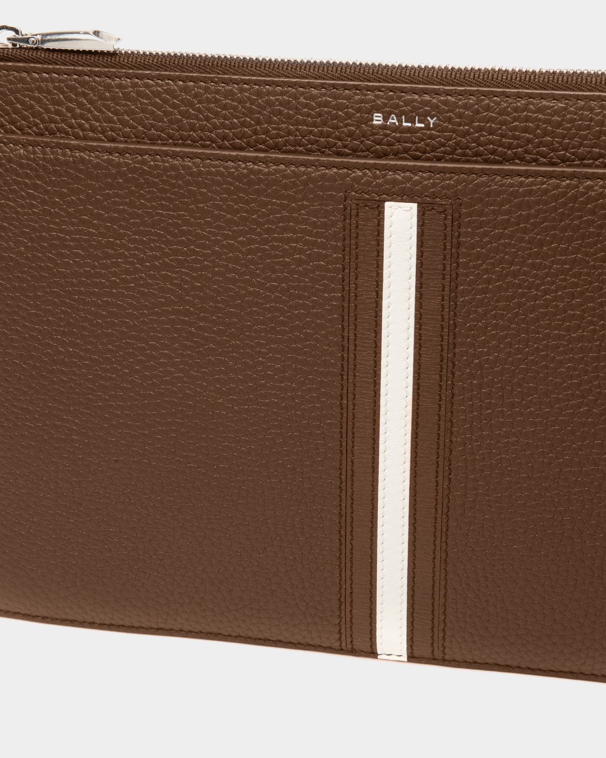 Ribbon Kulturbeutel Aus Braunem Leder - Herren - Bally - 04
