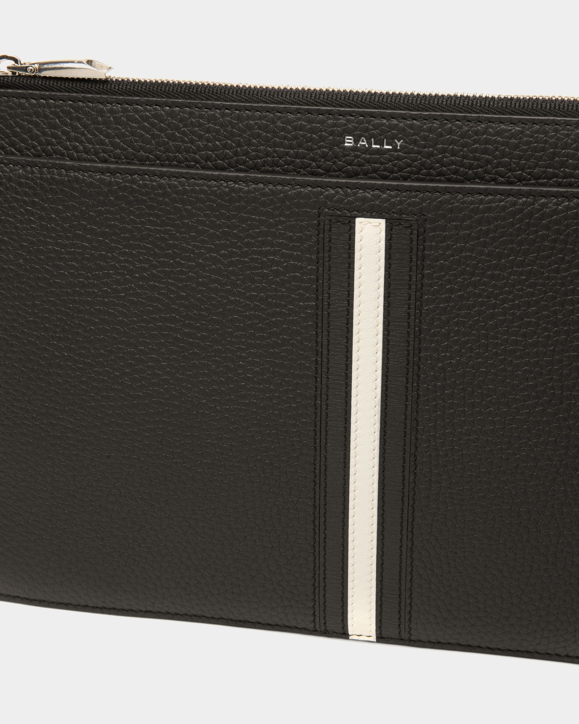 Ribbon Kulturbeutel Aus Leder In Schwarz - Herren - Bally - 04