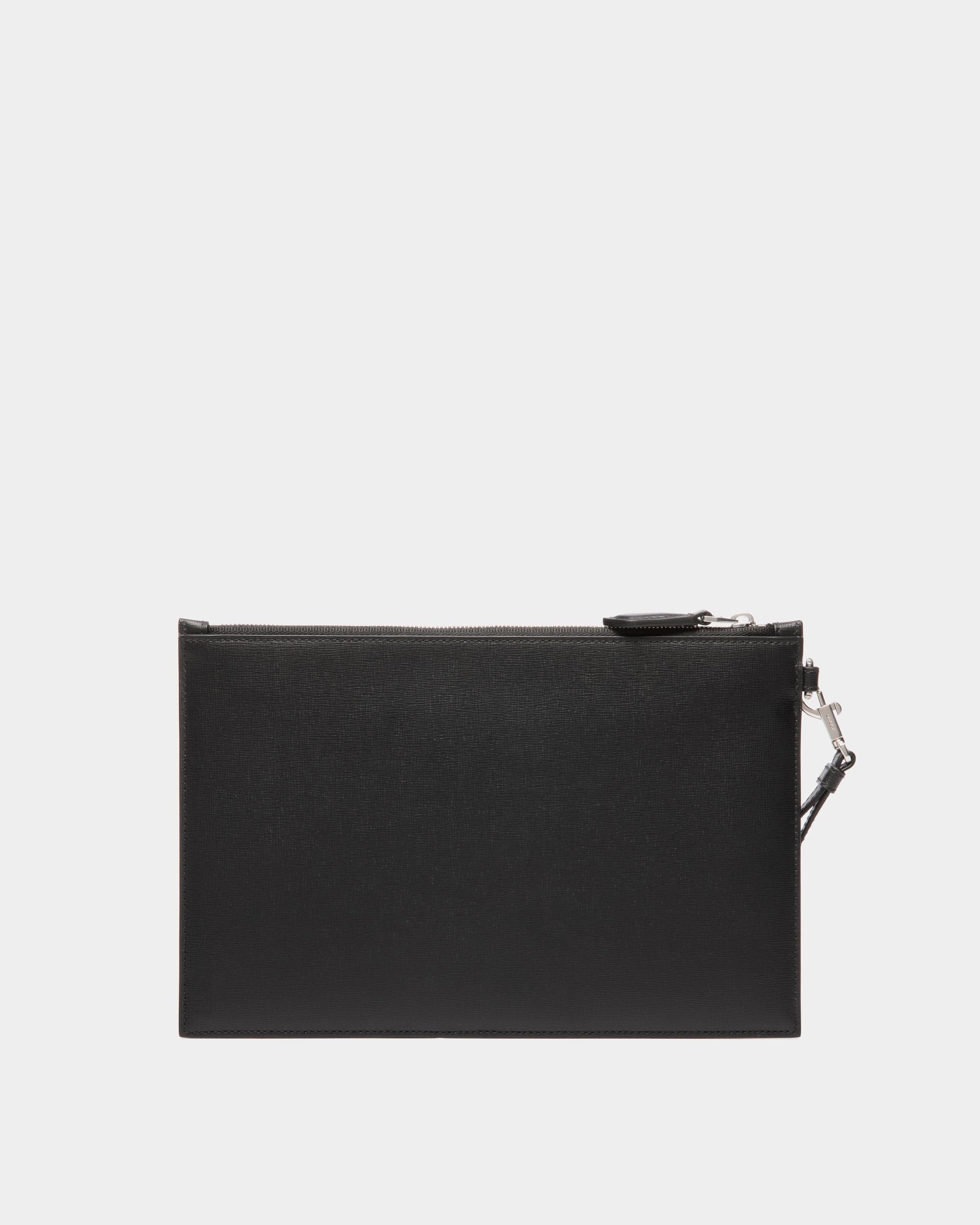 Mythos Pochette Aus Recyceltem Leder In Schwarz - Herren - Bally - 02