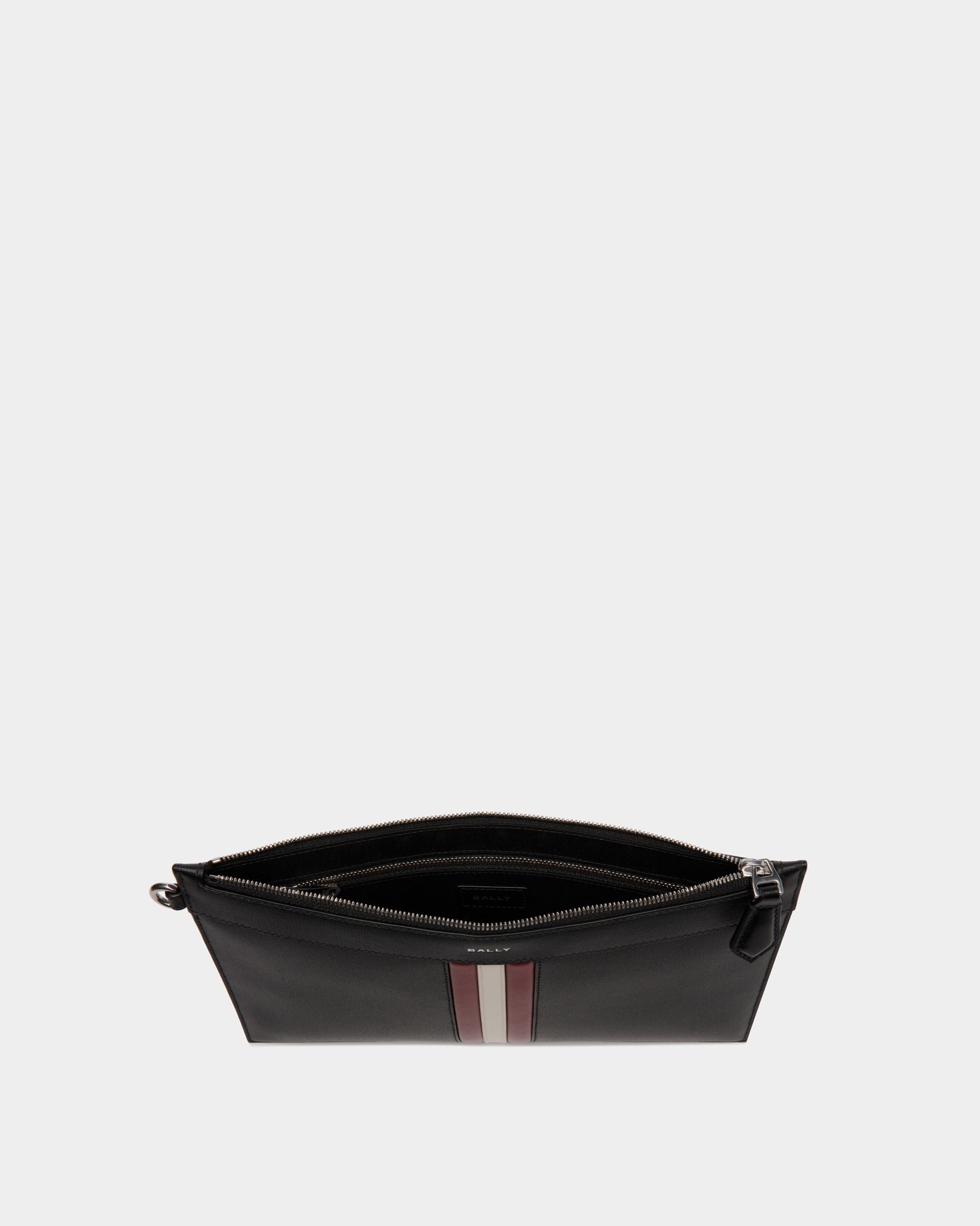 Mythos Pochette Aus Recyceltem Leder In Schwarz - Herren - Bally - 03
