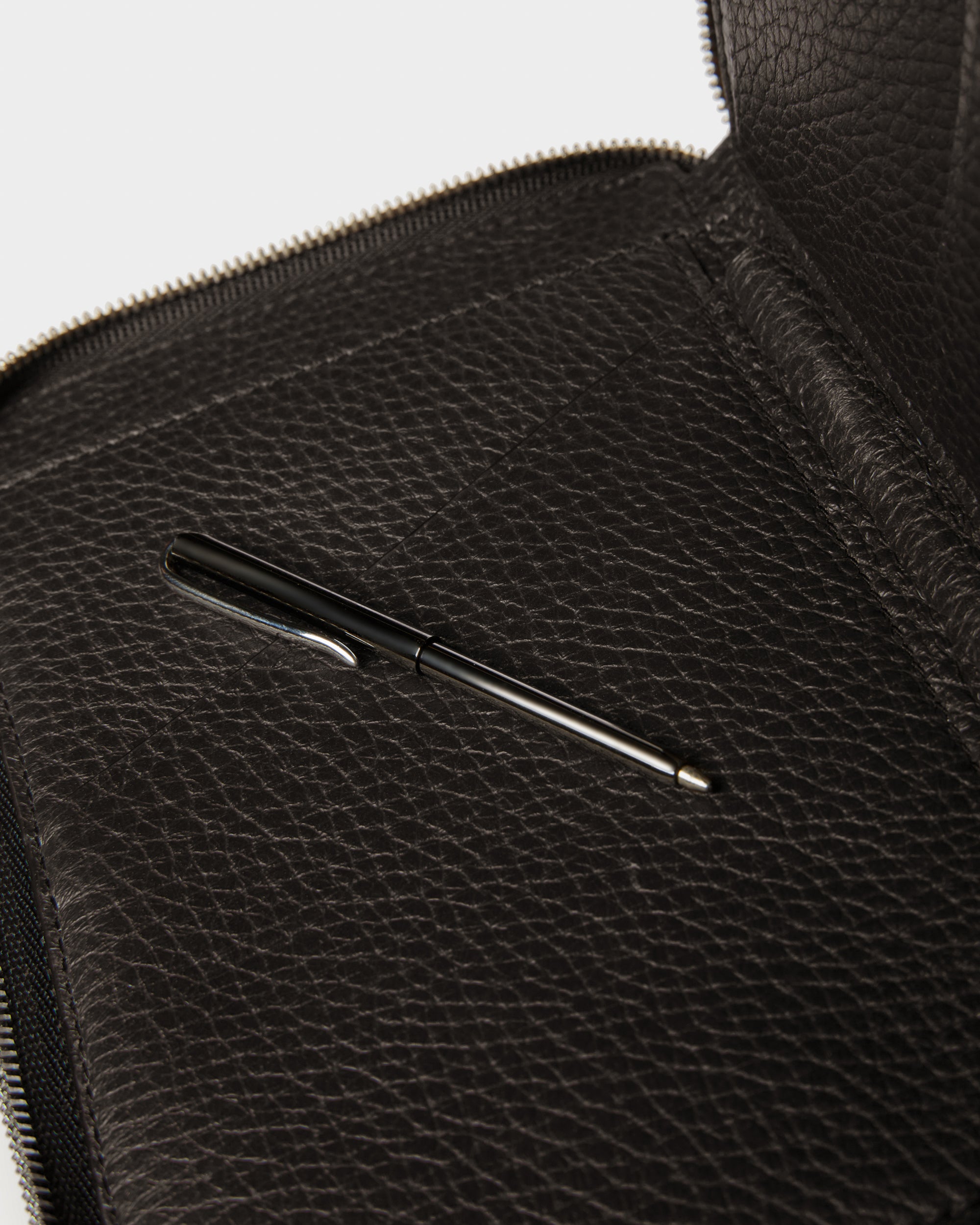Serwyn Leder-Reisegeldbörse In Schwarz - Herren - Bally - 05